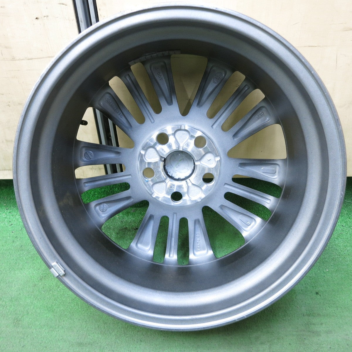 新車外し!1本★トヨタ 40系 アルファード ヴェルファイア Zグレード 純正 ホイール 18インチ 18×7J PCD120/5H★5101504ナホ