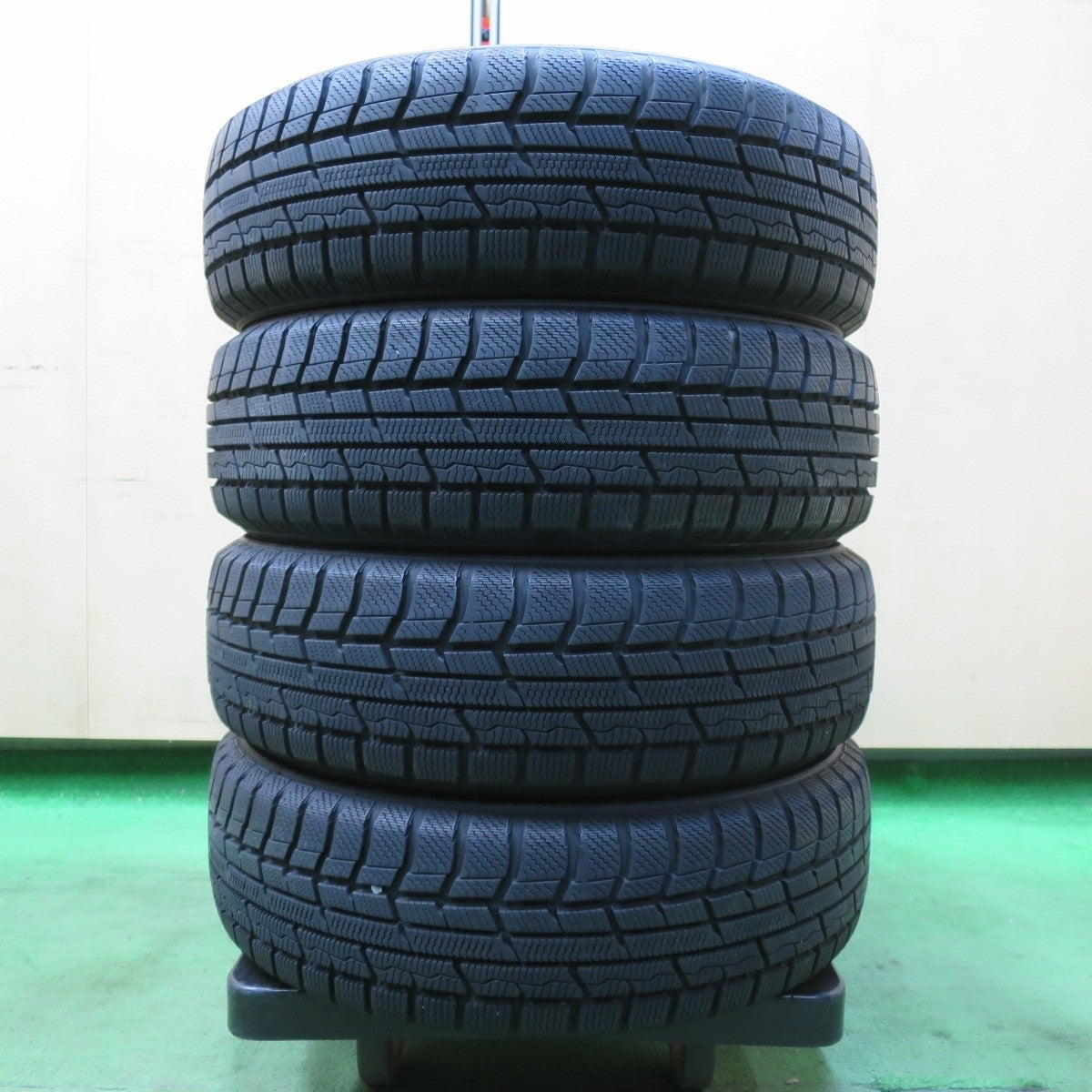 バリ溝!9.5分以上★スタッドレス 155/65R14 トーヨー ウインター トランパス TX Exsteer エクスター 14インチ PCD100/4H★5030605イス