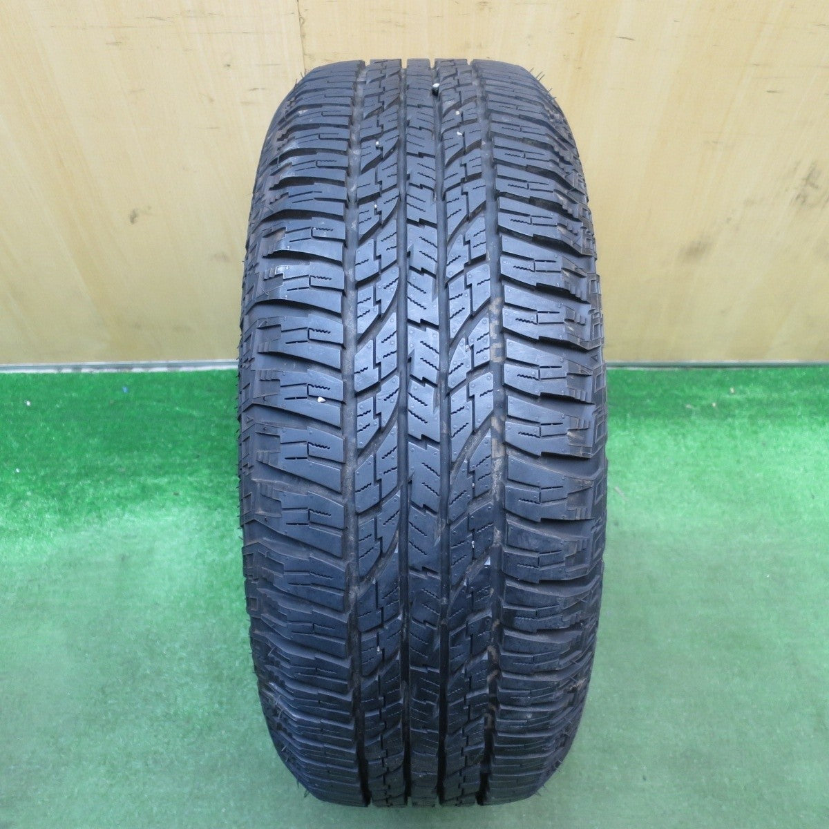 バリ溝 綺麗 9.5分 1本★DEAN COLORADO 215/60R16 ヨコハマ A/T G015 ディーン コロラド PCD112 120/5H マルチ★5031103Hノ