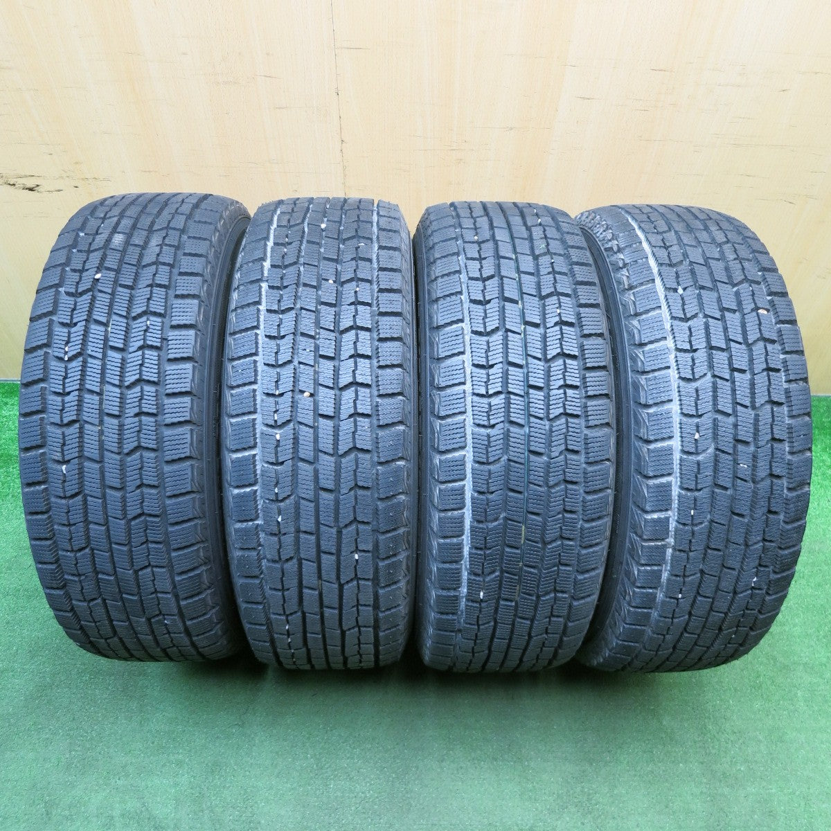 超バリ溝!キレイ!ほぼ10分★スタッドレス 215/65R16 グッドイヤー アイスナビ ZEA ZACK JP-101 MONZA ザック 16インチ PCD114.3/5H★5042802NJス