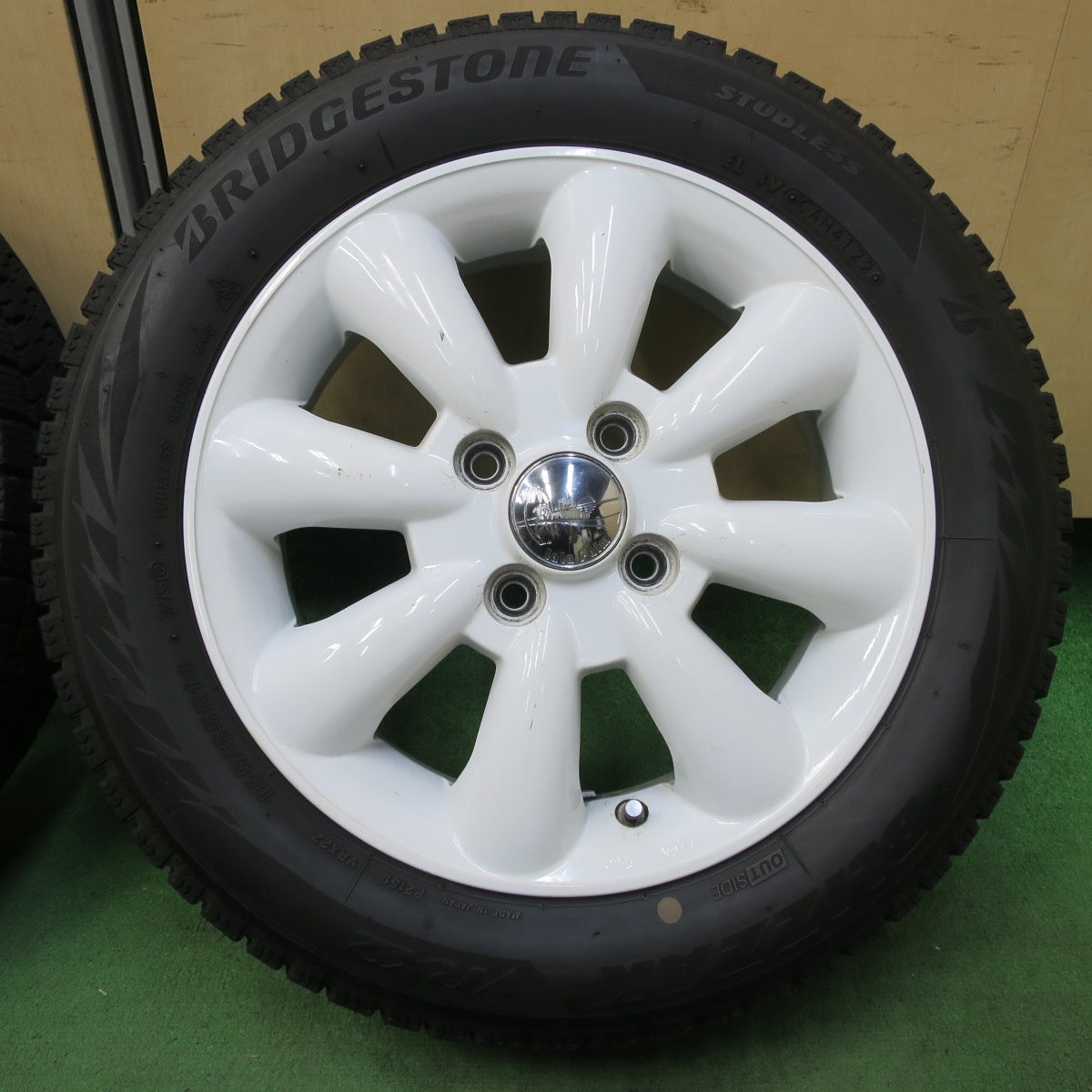 4本価格!22年★スタッドレス 155/65R14 ブリヂストン ブリザック VRX2 LaLaPalm S111 ララパーム 14インチ PCD100/4H★5070605イス