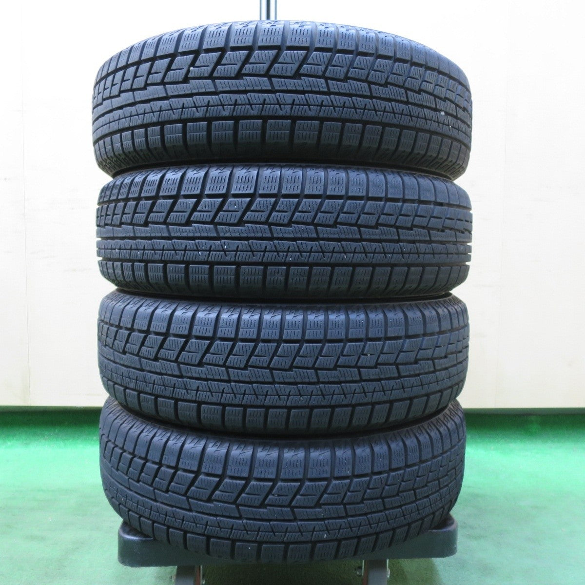 キレイ 21年★スタッドレス 155/70R13 ヨコハマ アイスガード iG60 ZACK JP-016 MONZA ザック 13インチ PCD100/4H★5010414イス