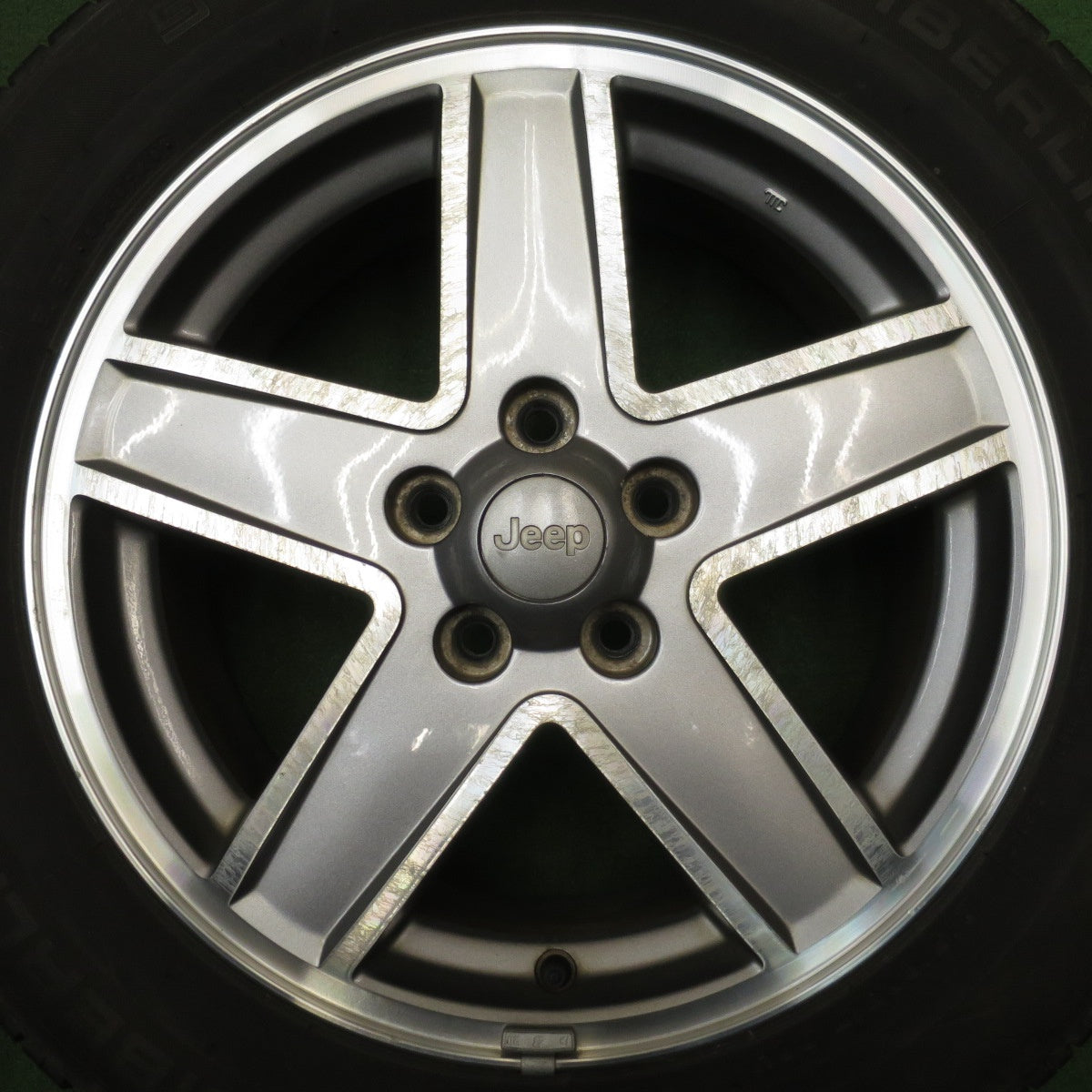 4本価格★JEEP ジープ パトリオット 純正 215/60R17 セイバーリング SL201 17インチ PCD114.3/5H★5052703NJノ