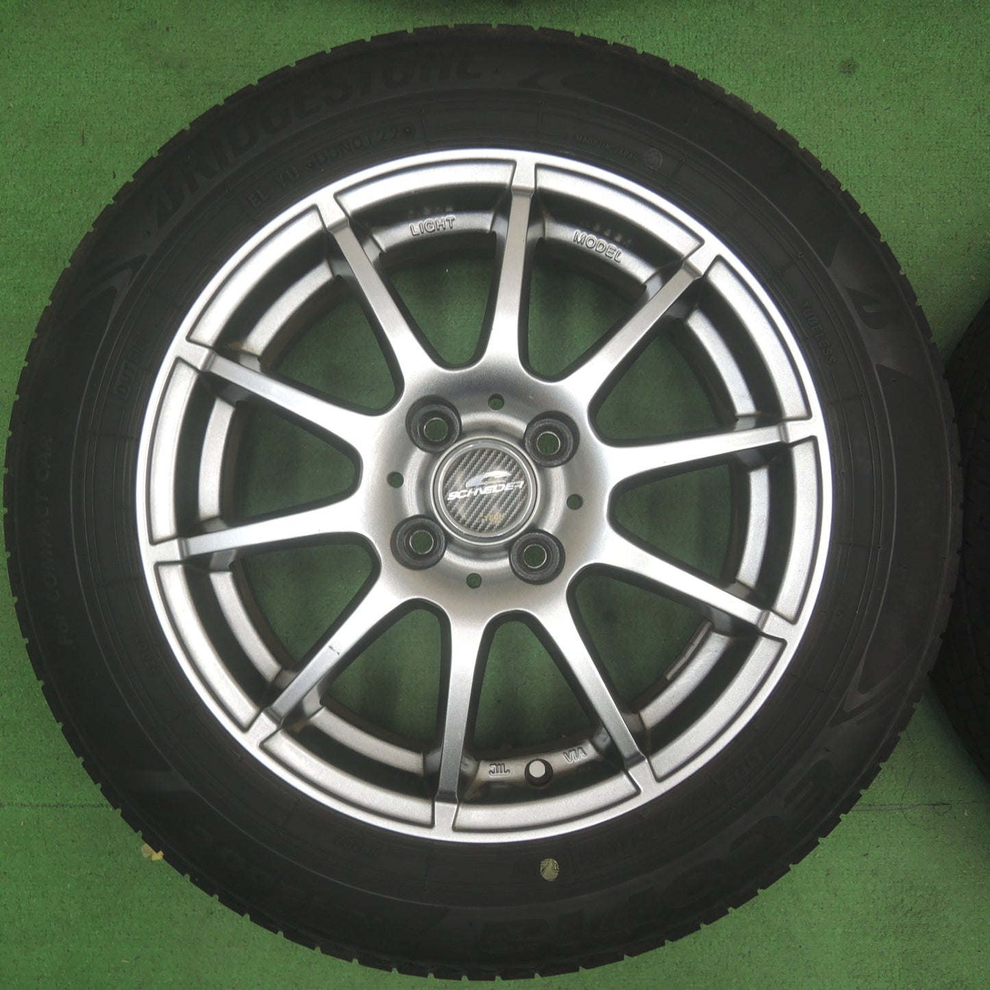 バリ溝!22年!8.5分★175/65R15 ブリヂストン エコピア NH200C SCHNEIDER ATECH シュナイダー 15インチ PCD100/4H★5042301TTノ