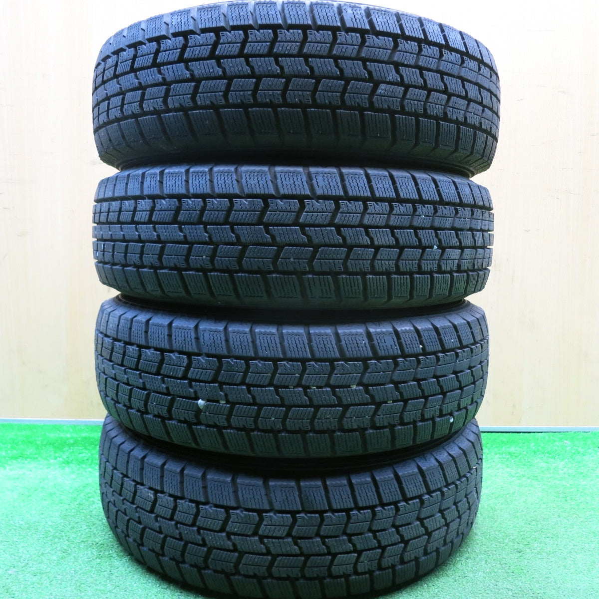 バリ溝!22年!ほぼ10分★トヨタ ルーミー タンク 純正 165/65R14 スタッドレス グッドイヤー アイスナビ7 14インチ PCD100/4H★5110807HAス