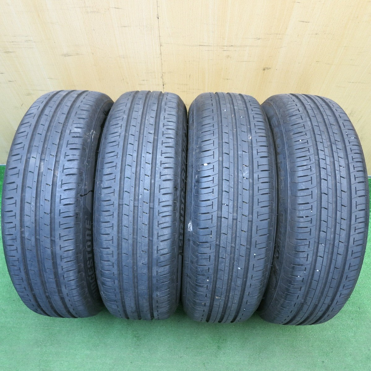 4本価格!23年★トヨタ アクア 純正 スチール 185/65R15 ブリヂストン エコピア EP150 15インチ PCD100/4H★6040506HAノ