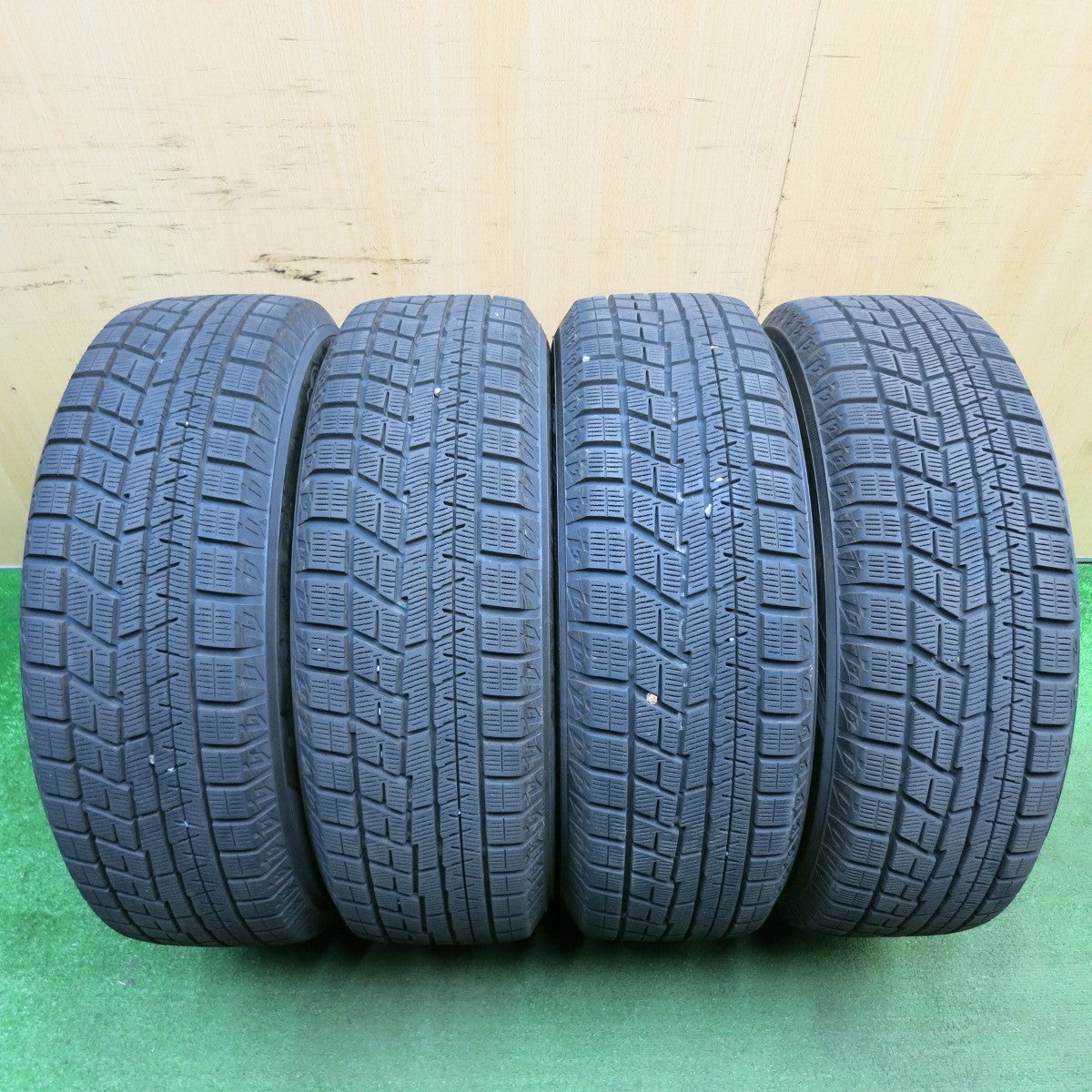 バリ溝!21年!キレイ!9.5分以上★プリウス 等 195/65R15 スタッドレス ヨコハマ アイスガード iG60 ZACK JP-202 MONZA ザック 15インチ PCD100/5H★5041502TNス