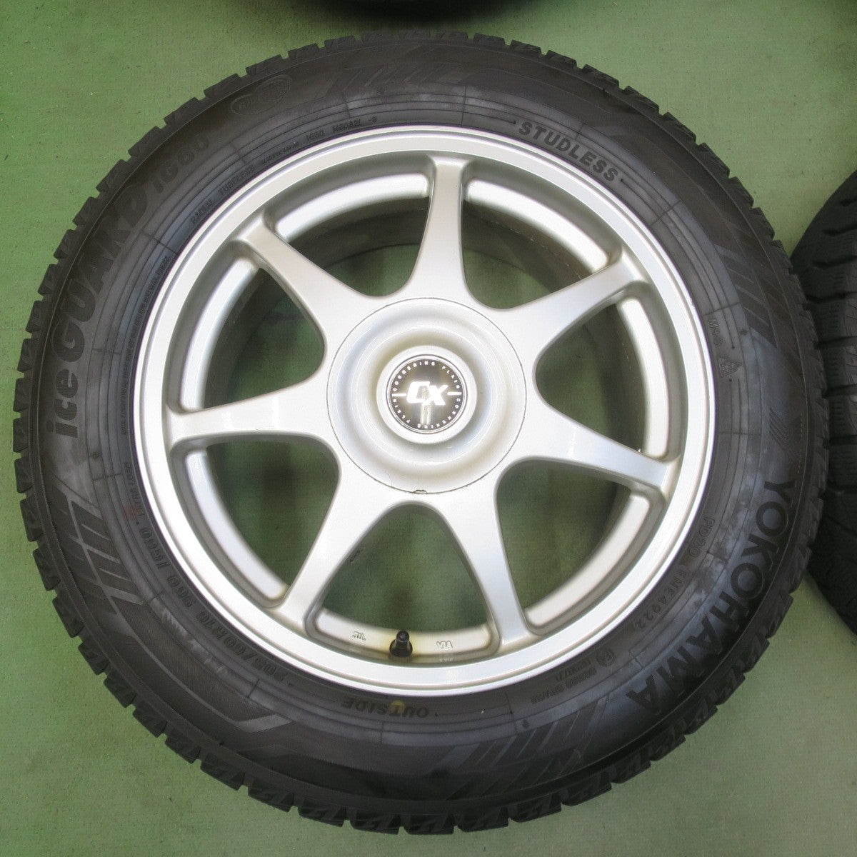 バリ溝!22年!9.5分◎スタッドレス 205/60R16 ヨコハマ アイスガード iG60 CX CORNERING FLAIR PCD 100 114.3 /5H マルチ◎6101607イス