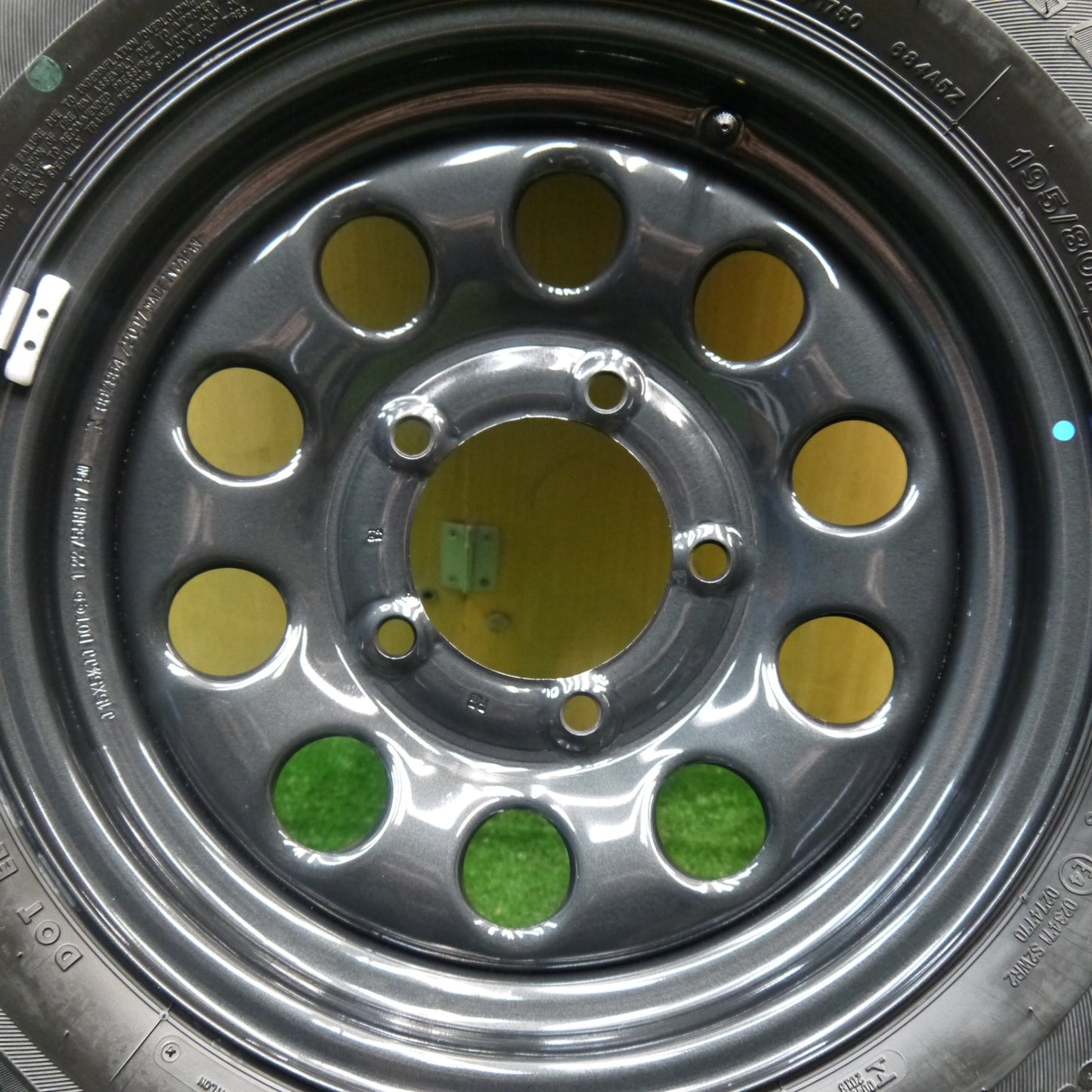 未使用!21年!1本★スズキ JB74W ジムニー シエラ 純正 スチール 195/80R15 ブリヂストン デューラー H/T 684Ⅱ 15インチ PCD139.7/5H★5070901Hノ