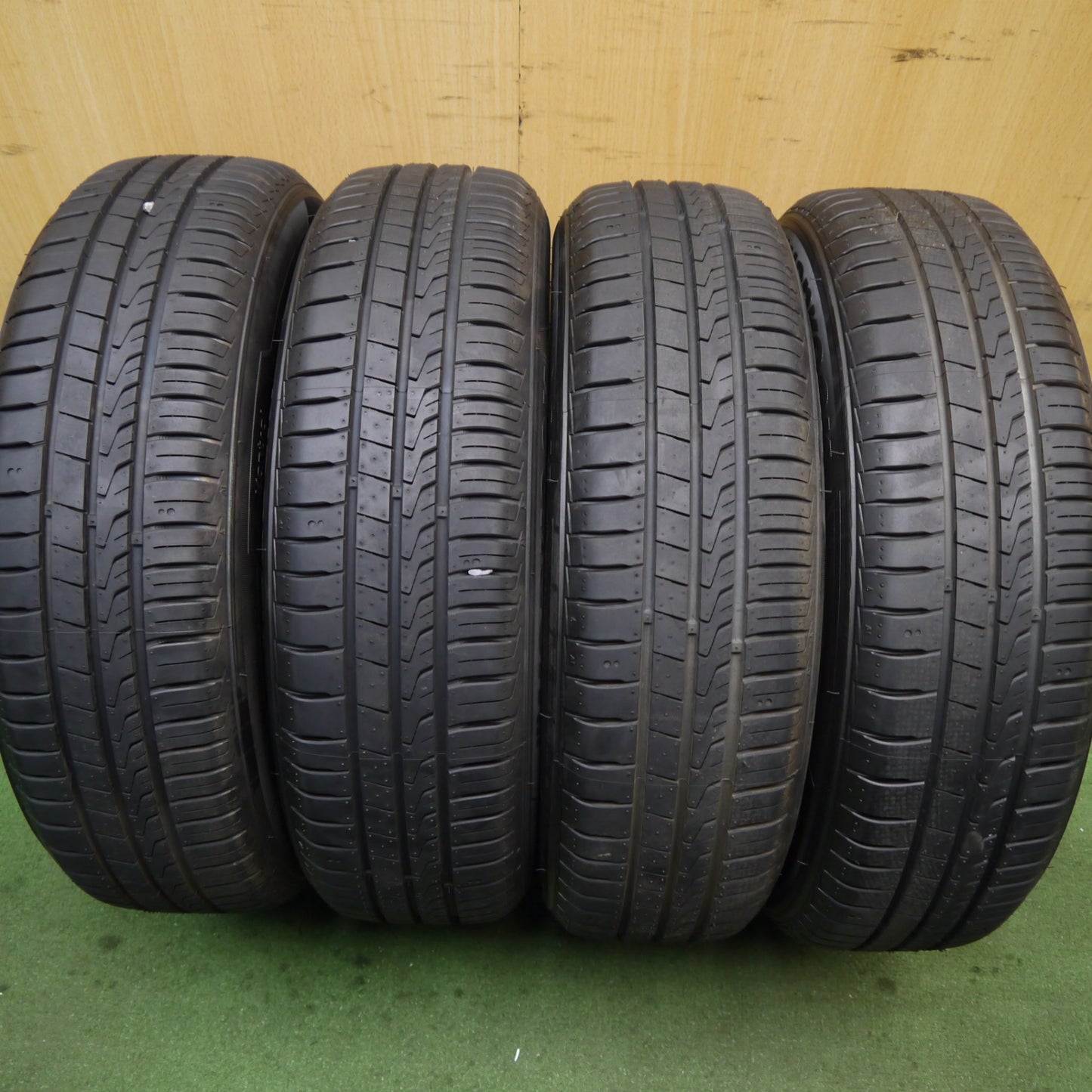 ほぼ未使用!24年!キレイ★ダイハツ ミラ ココア 純正 スチール 155/65R14 ハンコック KINERGY ECO2 14インチ PCD100/4H★5082507Hノ