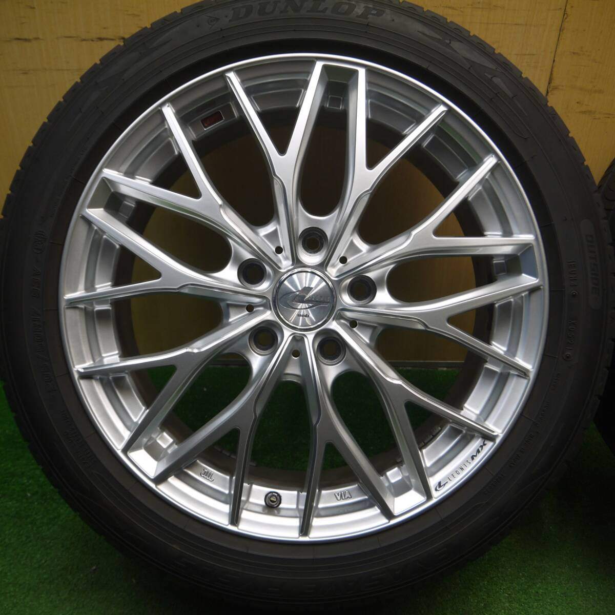 バリ溝!21年!キレイ!8.5分★LEONIS MX 205/50R17 ダンロップ エナセーブ RV505 レオニス 17インチ PCD114.3/5H★5022802Hノ