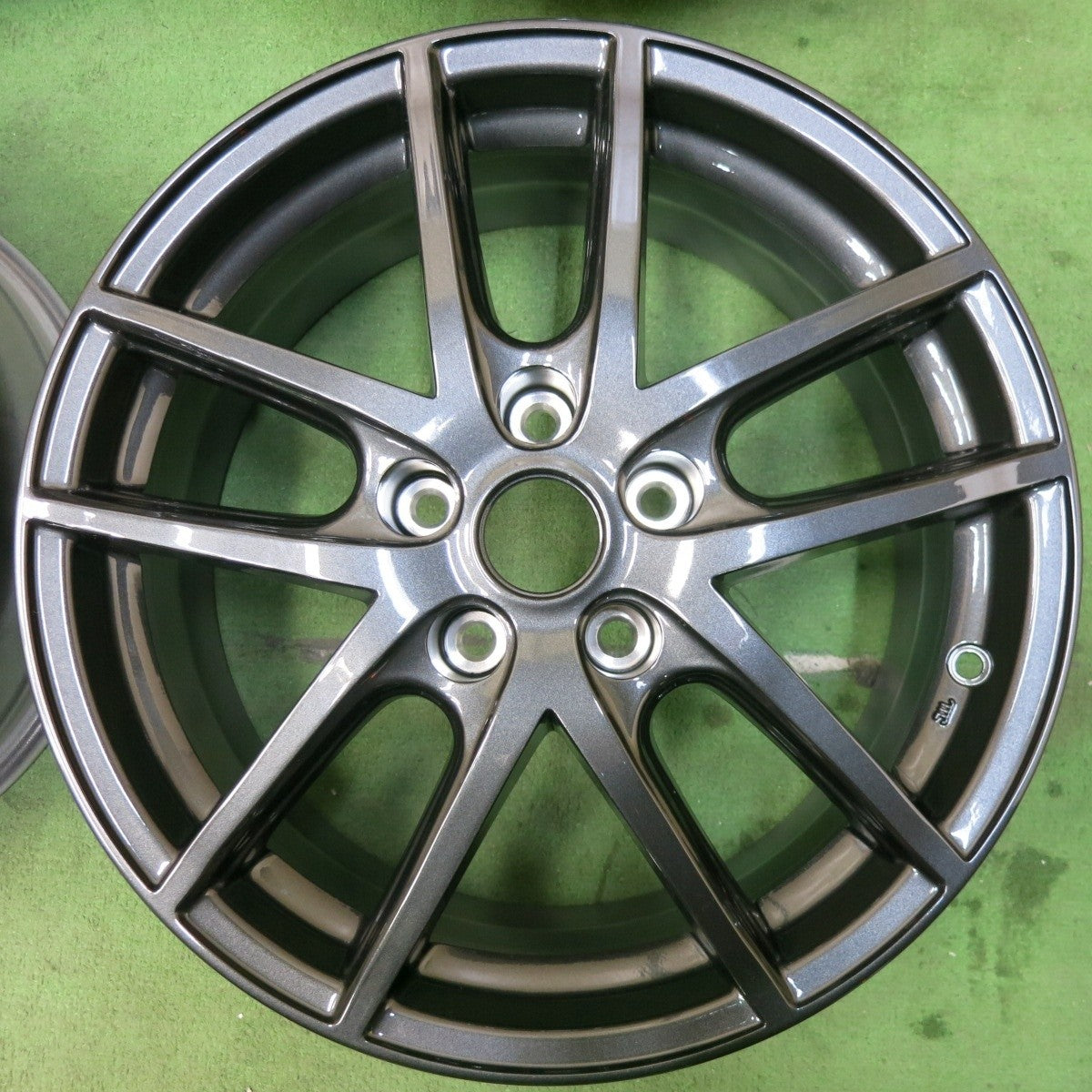 新車外し!付属品付★日産 純正 OP Estilo エスティーロ ホイール 17インチ 17×7J PCD114.3/5H★5021913SYホ