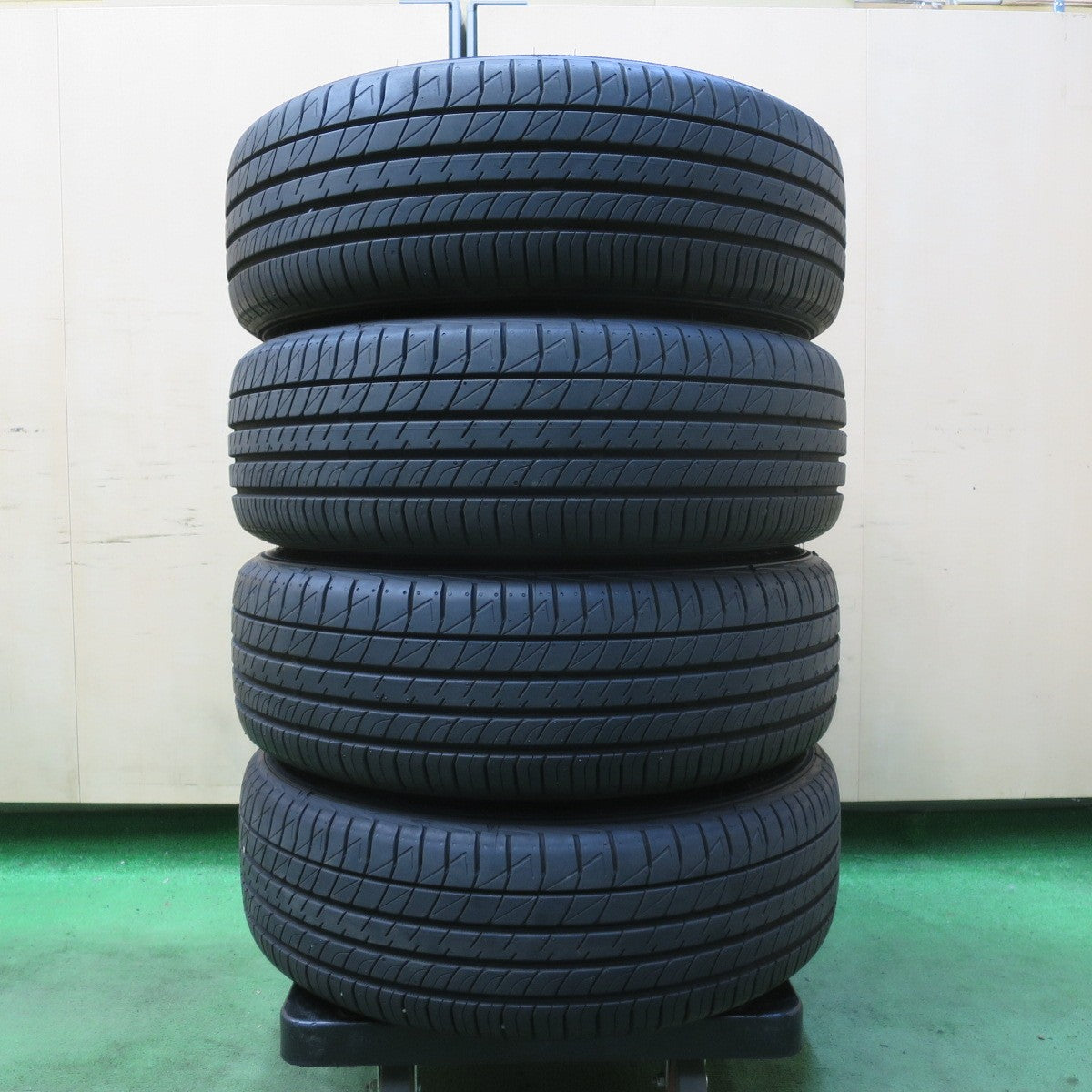 超バリ溝!24年!ほぼ10分★アウディ 8X A1 純正 185/60R15 ダンロップ LE MANS V+ ルマン 5+ 15インチ PCD100/5H★5062205イノ