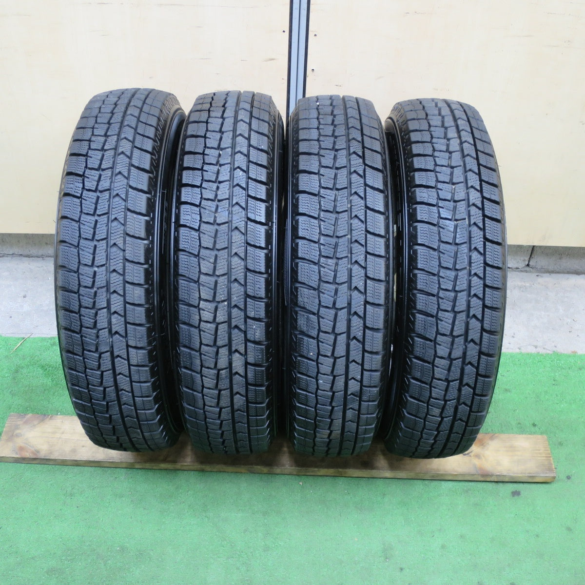 バリ溝!23年!9分★スタッドレス 145/80R13 ダンロップ ウインターマックス WM02 TOPRUN トップラン 13インチ PCD100/4H★5112501TTス
