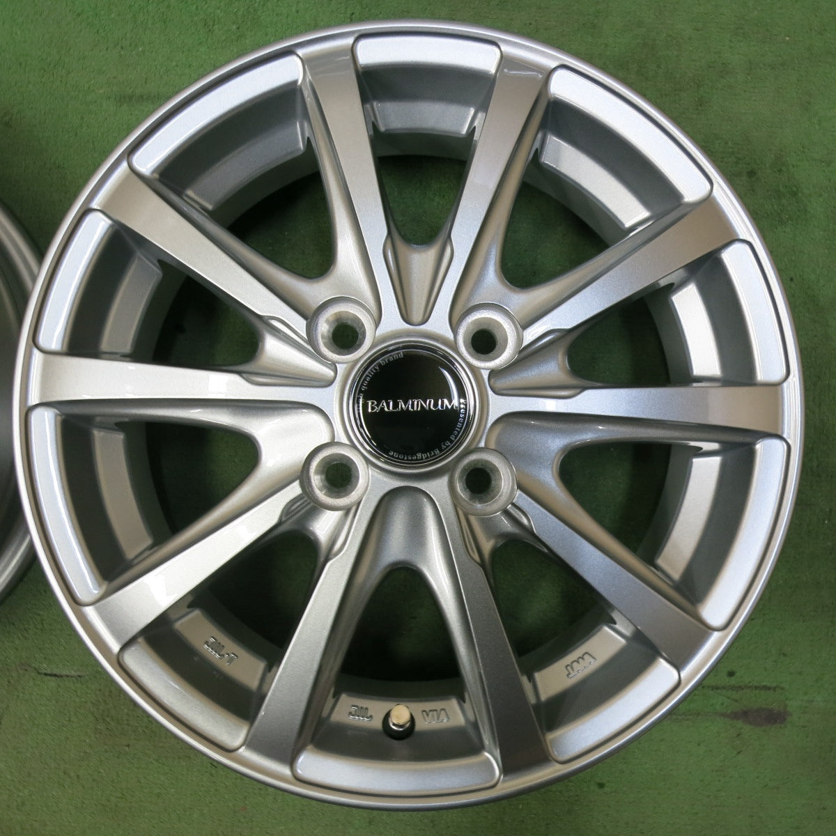 未使用★BALMINUM LS10 バルミナ 14インチ ホイール 14×4.5J PCD100/4H★5061909SYホ