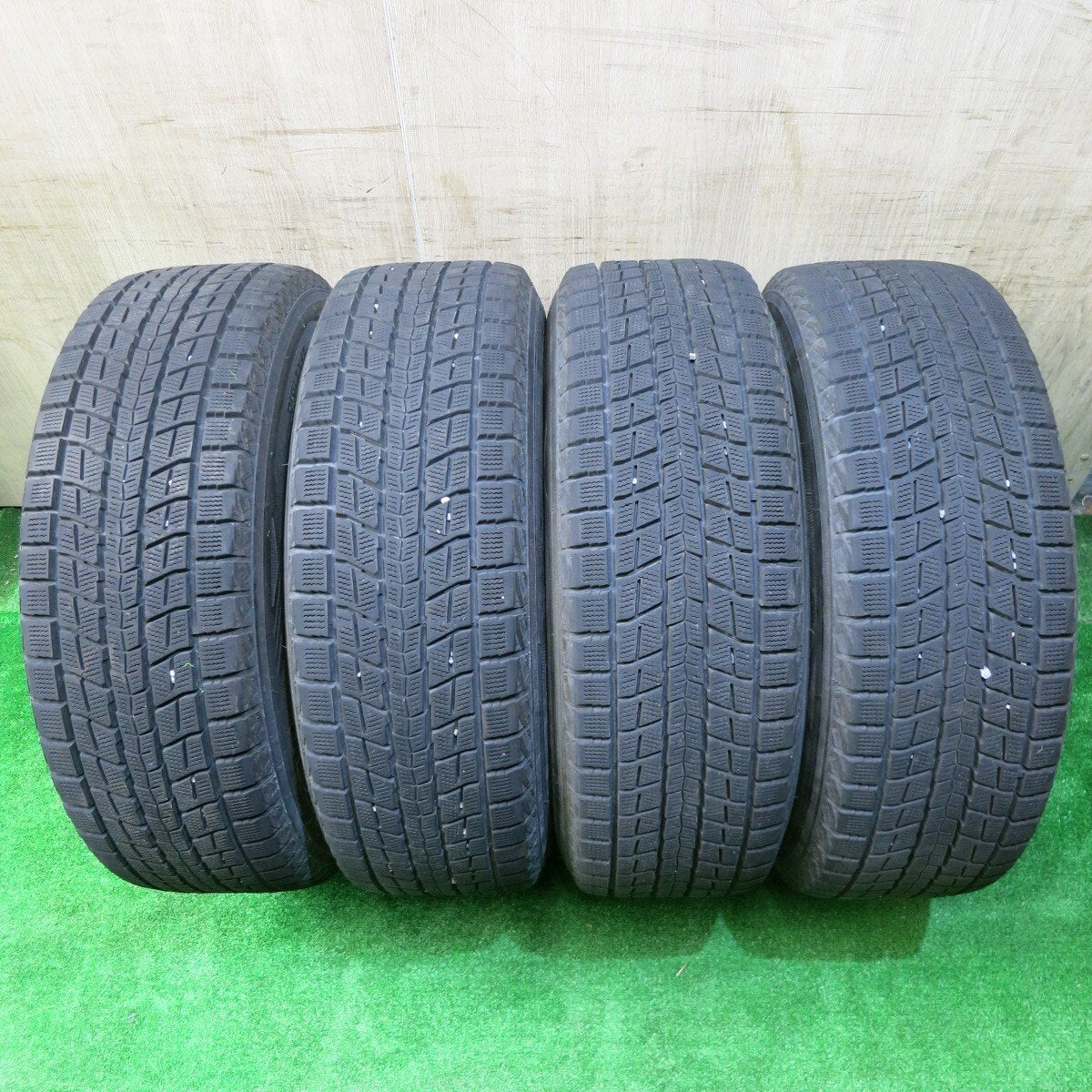 バリ溝!キレイ!9分★スタッドレス 225/65R17 ダンロップ ウインターマックス SJ8 FINAL SPEED MID ファイナルスピード 17インチ PCD114.3/5H★5031402NJス