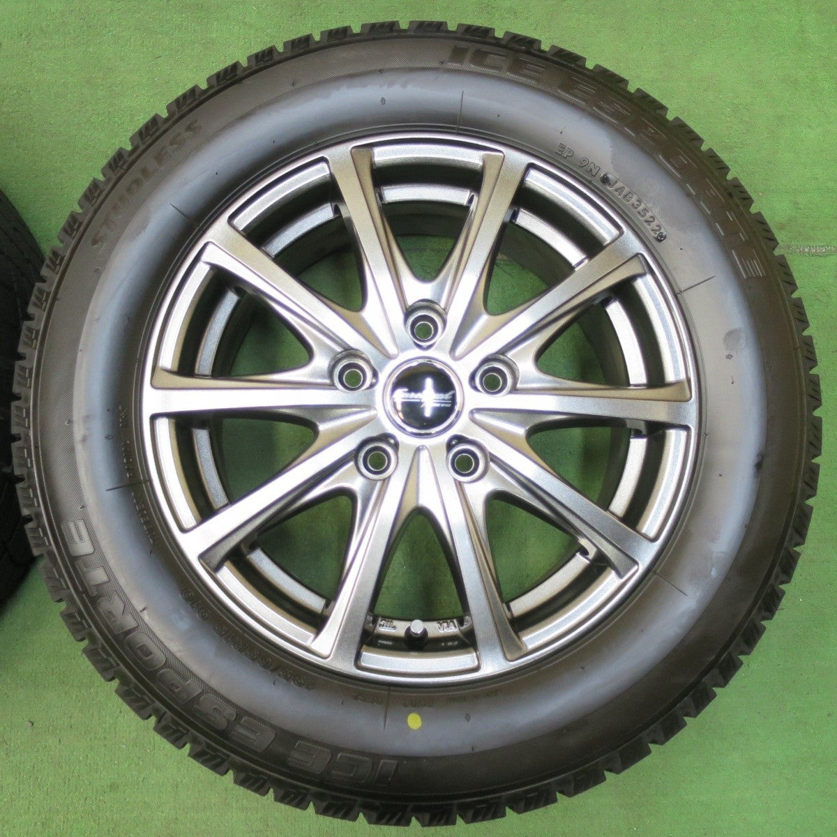 超バリ溝!22年!キレイ!ほぼ10分★スタッドレス 195/65R15 アイスエスポルテ EuroSpeed MANARAY SPORT ユーロスピード 15インチ PCD114.3/5H★5012909イス