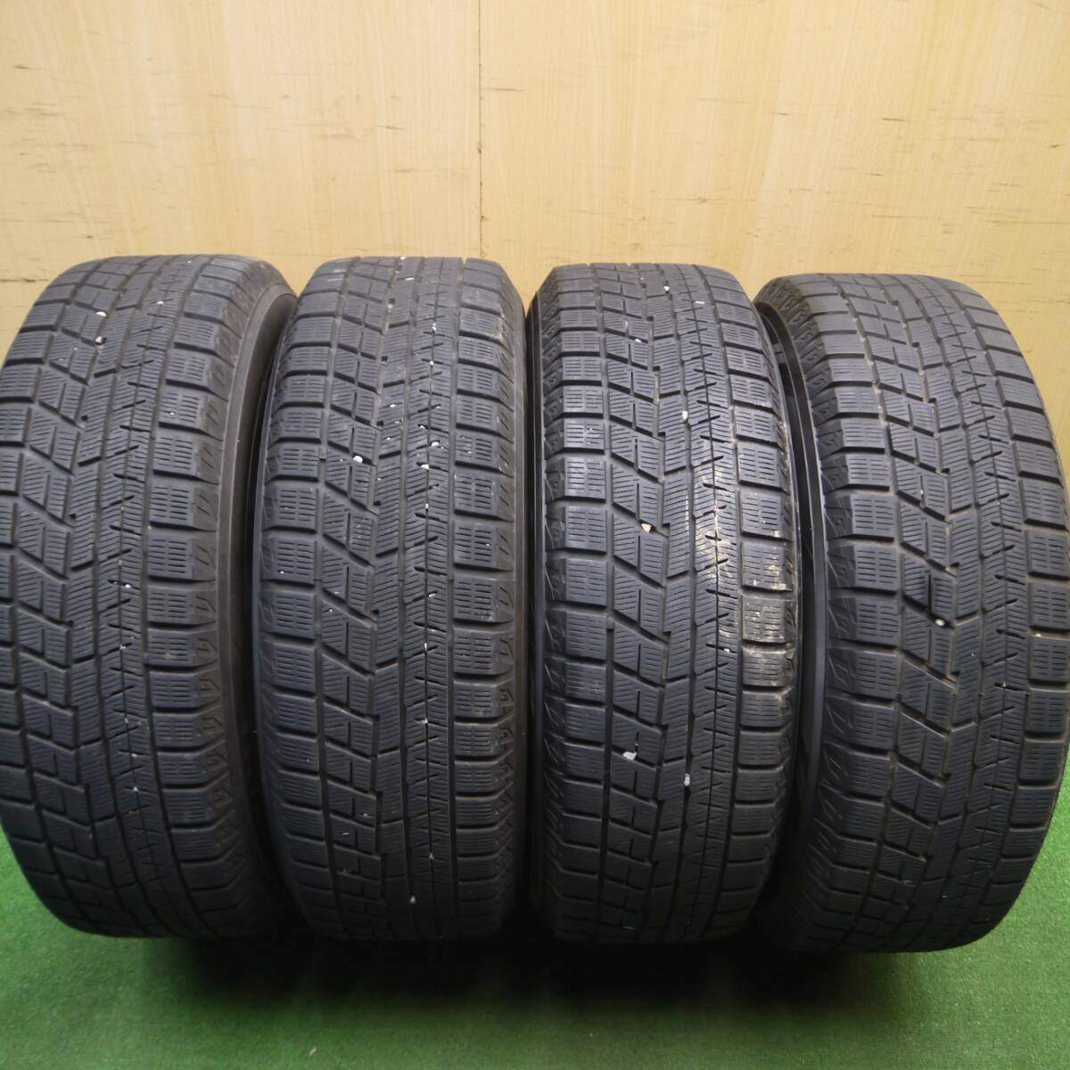 バリ溝!22年!キレイ!9.5分★スタッドレス 215/60R17 ヨコハマ アイスガード iG60 TIRADO Eta LA STRADA ティラード ラストラーダ 17インチ PCD114.3/5H★5011405Hス