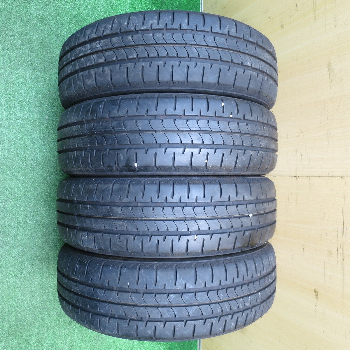 バリ溝!25年!9分★ホンダ N-BOX カスタム ターボ 純正 165/55R15 ブリヂストン NEWNO ニューノ 15インチ PCD100/4H★5110710NJノ