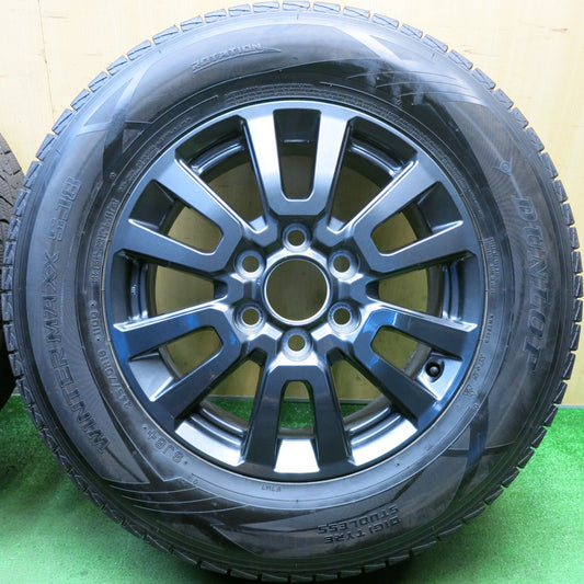 バリ溝!23年!キレイ!9.5分◎トヨタ ランクル 250 GX グレード 純正 245/70R18 スタッドレス ダンロップ ウインターマックス SJ8 SJ8+ 18インチ PCD139.7/6H◎6100407HAス