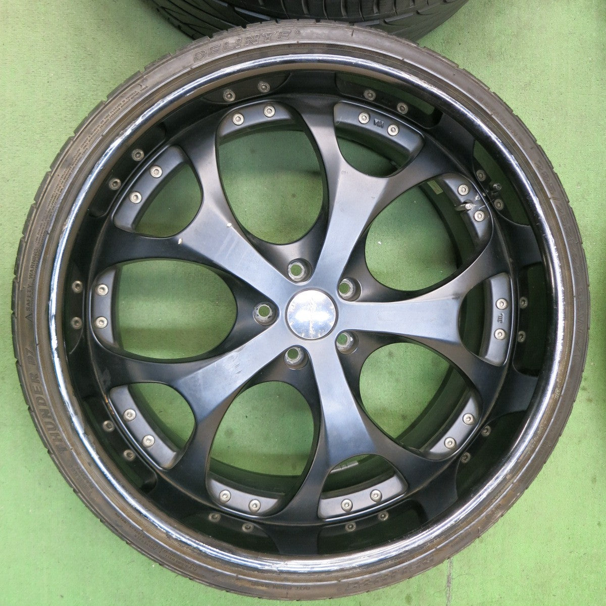 4本価格★Altstadt EXE STYLE2 22R RIVER SIDE 235/30R22 285/25R22 ピレリ Pゼロ ネロ デリンテサンダー D7 アルトシュタット PCD114.3/5H★5030802ナノ
