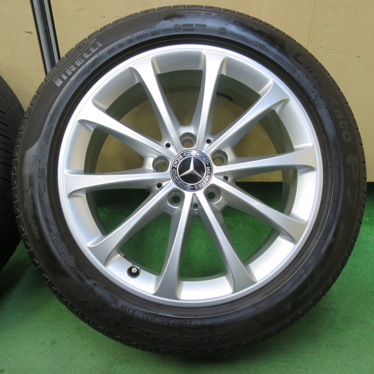 キレイ★ベンツ Aクラス W177 Bクラス W247 純正 205/55R17 ピレリ Cinturato P7 17インチ PCD112/5H★5063013イノ