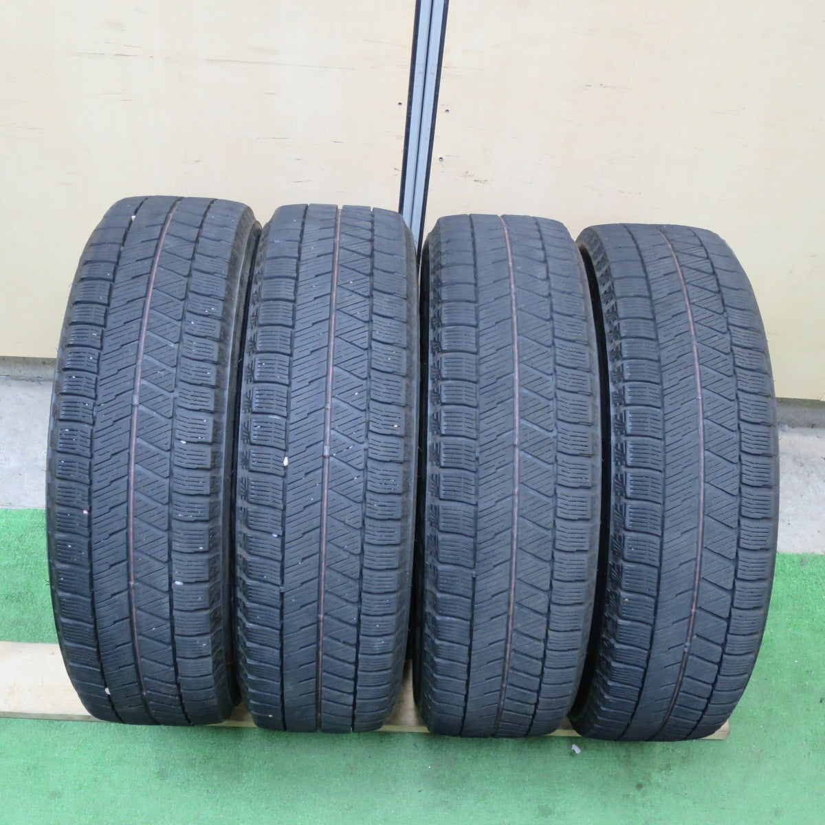 キレイ!21年★スタッドレス 155/65R14 ブリヂストン ブリザック VRX3 BALMINUM バルミナ 14インチ PCD100/4H★5052303TTス