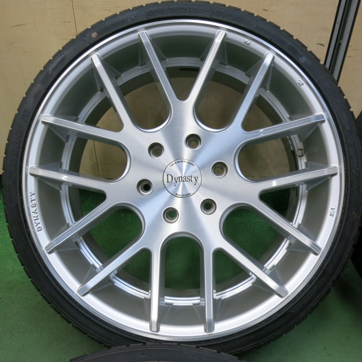 バリ溝!23年!ほぼ10分★Dynasty VELVET V7 225/35R20 サイルン ATREZZO ZSR ウィンラン R330 ダイナスティ 20インチ PCD139.7/6H★5050209SYノ
