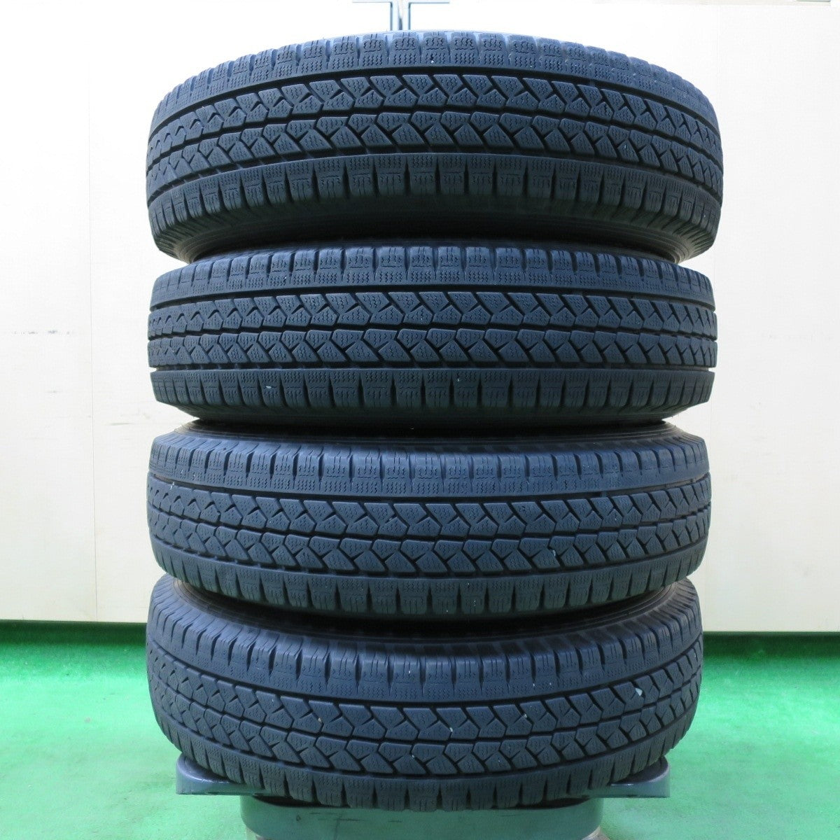 4本価格!22年★スタッドレス 155/80R14 88/86N ブリヂストン ブリザック VL1 JECT スチール 14インチ PCD100/4H★4060905イス