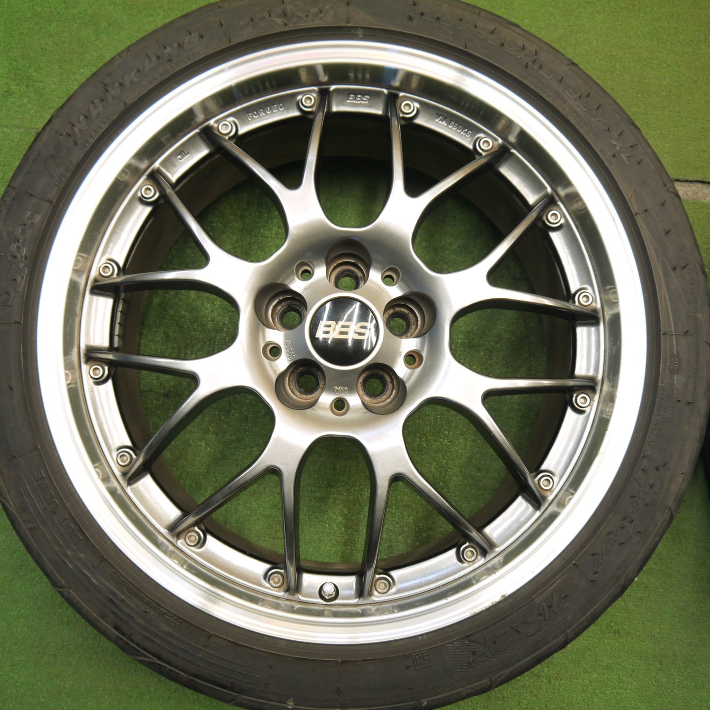 4本価格!22年★プリウス 等 BBS RS931H 225/40R18 ナンカン Sportnex NS-2R 18インチ PCD100/5H★5043009Hノ
