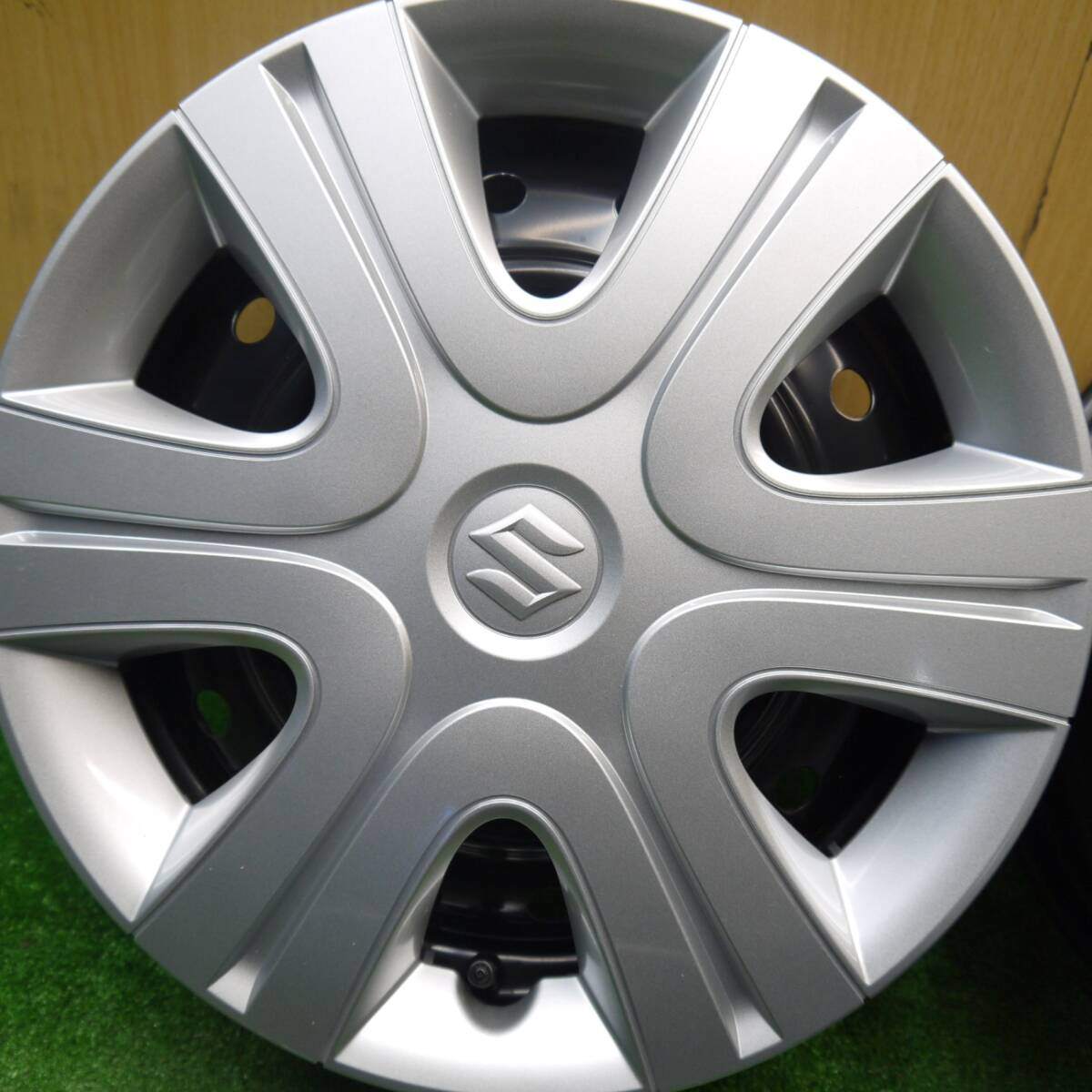 新車外し★スズキ スペーシア ハイブリッドG 純正 スチール ホイール 14インチ 14×4.5J PCD100/4H★5032109Hホ