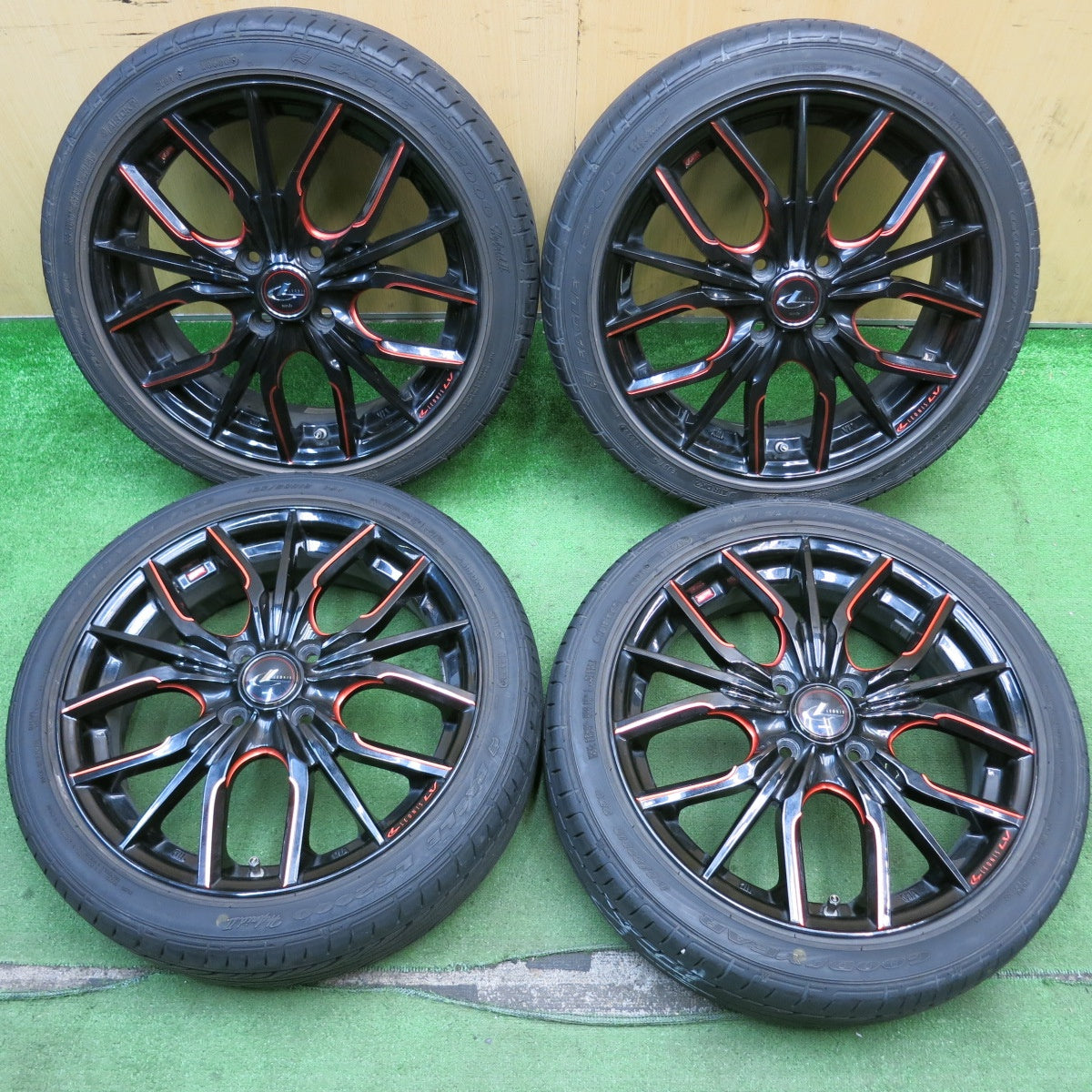 LEONIS LV 165/45R16 グッドイヤー イーグル LS2000 hybrid2 レオニス 16インチ 軽 サイズ PCD100/4H 4本価格☆LEONIS LV 165/50R16 グッドイヤー イーグル LS2000 hybrid2