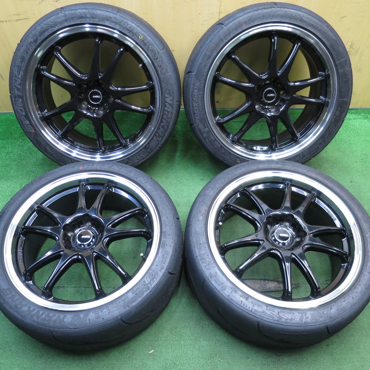 4本価格!23年★5ZIGEN 5次元 235/40R18 ナンカン SPORTNEX AR-1 18インチ PCD114.3/5H★5051903NJノ