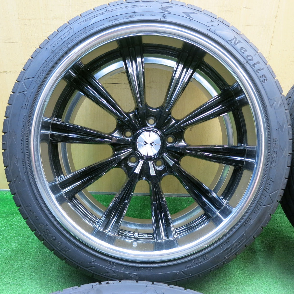 バリ溝!23年!キレイ!9.5分★MAVERICK 110S-R SL 245/45R20 ネオリン ネオスポーツ 20インチ マーベリック PCD114.3/5H★5051402TNノ