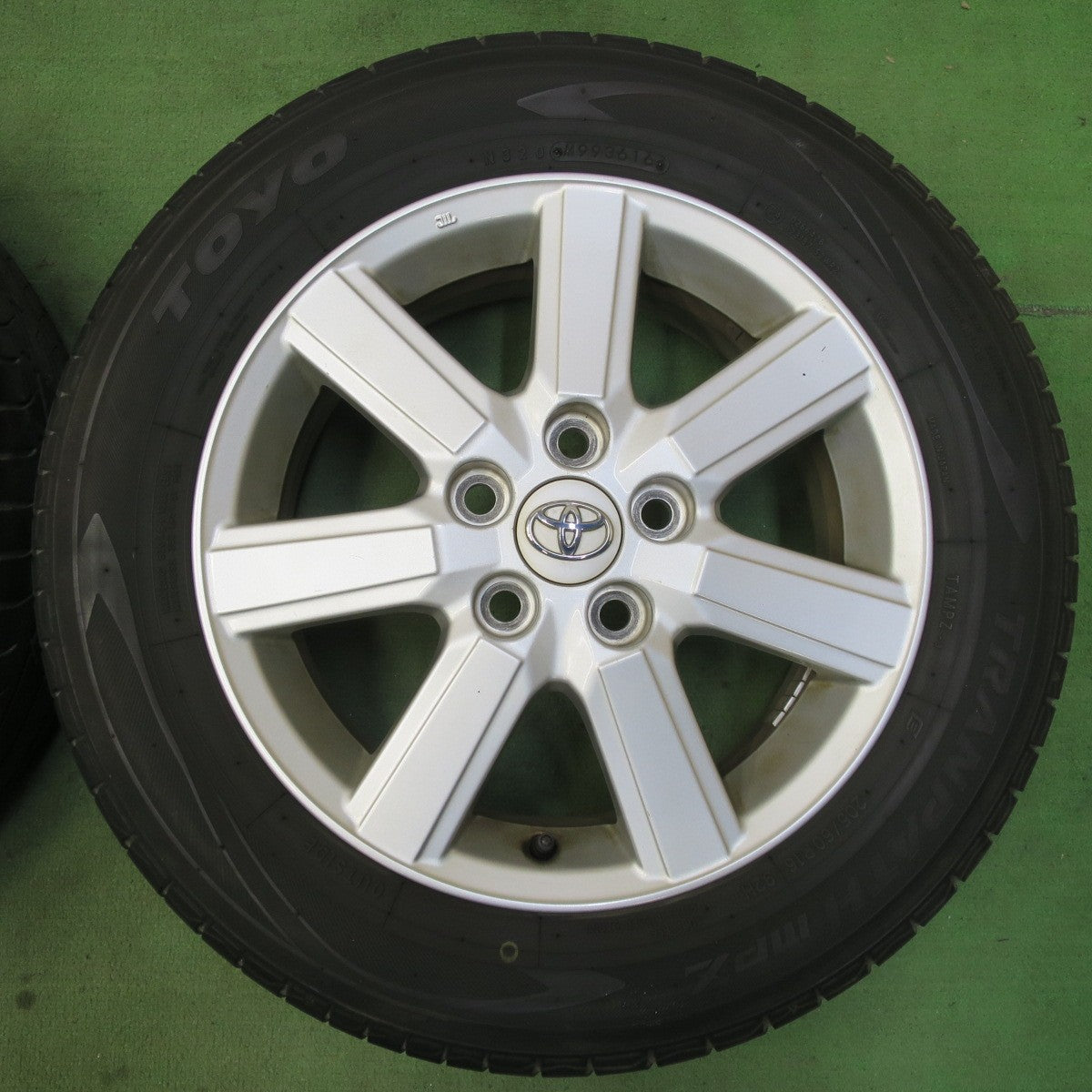 バリ溝!9.5分★トヨタ 70系 ノア ヴォクシー 純正 205/60R16 トーヨー トランパス MPZ 16インチ PCD114.3/5H★5082107イノ