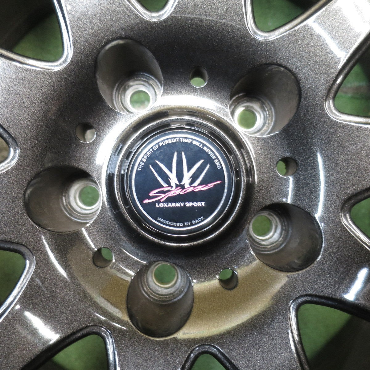 4本価格!21年★LOXARNY SPORT BADX 215/45R18 グッドイヤー イーグル LS EXE 18インチ ロクサーニ PCD114.3/5H★5080809NJノ