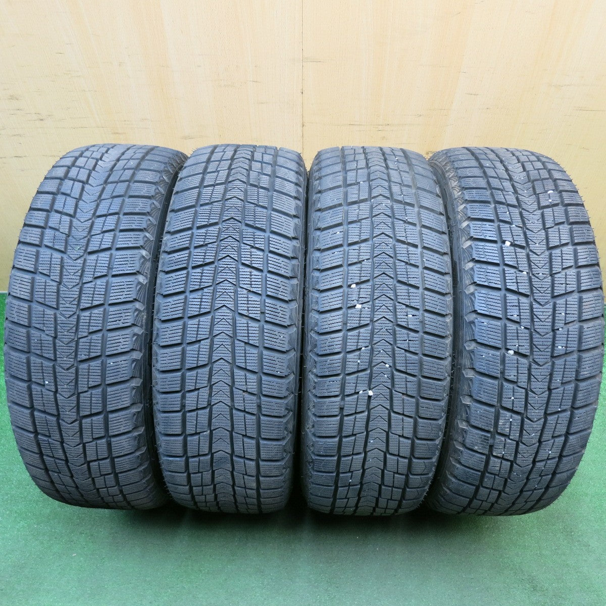 バリ溝!24年!キレイ!9.5分★マツダ CX-5 純正 225/55R19 スタッドレス ネクセン ウィンガード アイス SUV 19インチ CX5 PCD114.3/5H★6031506HAス