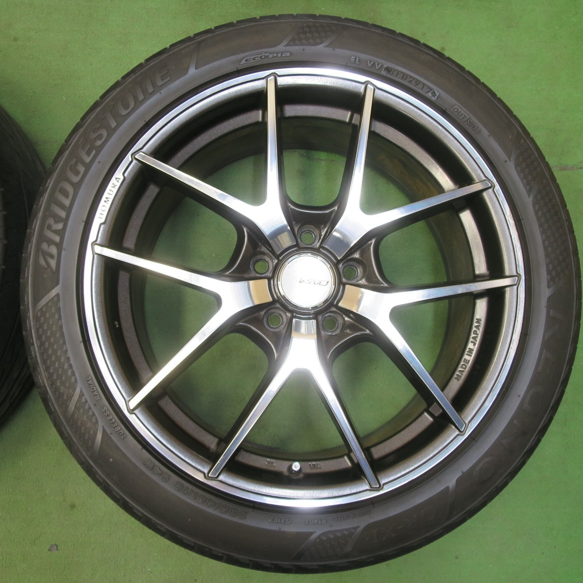 4本価格★RAYS HOMURA A5S 235/45R18 ブリヂストン レグノ GR-XI レイズ ホムラ 18インチ PCD114.3/5H★5050814イノ