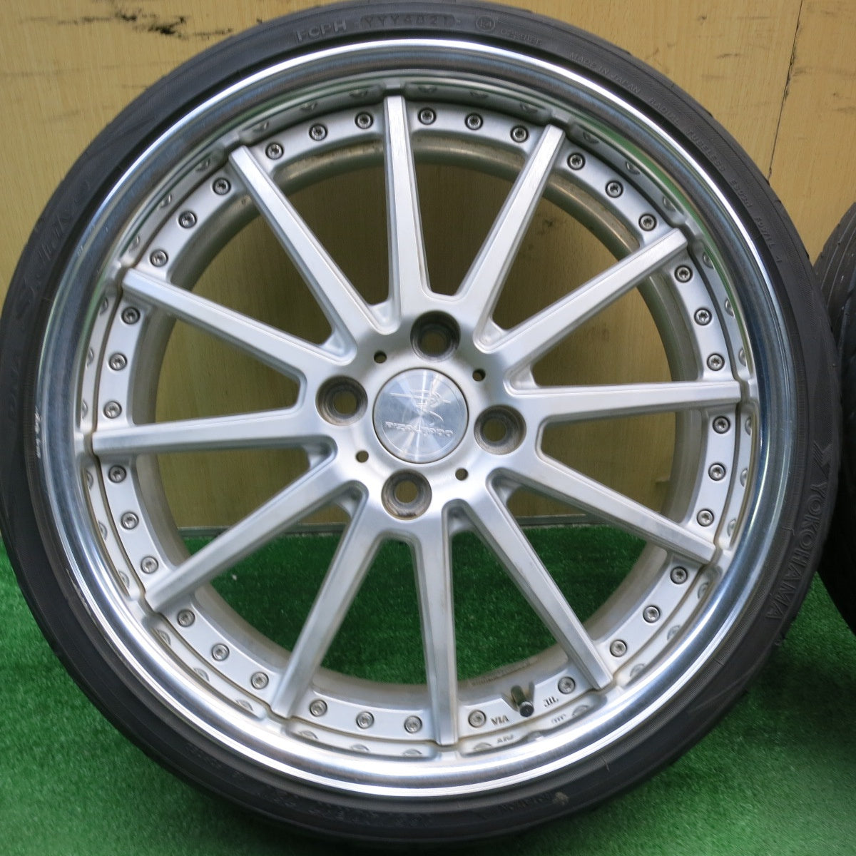 バリ溝!21年!9.5分★WORK RIZALTADO 165/40R17 ヨコハマ DNA S.drive ワーク リザルタード 17インチ PCD100/4H★5051612AKノ