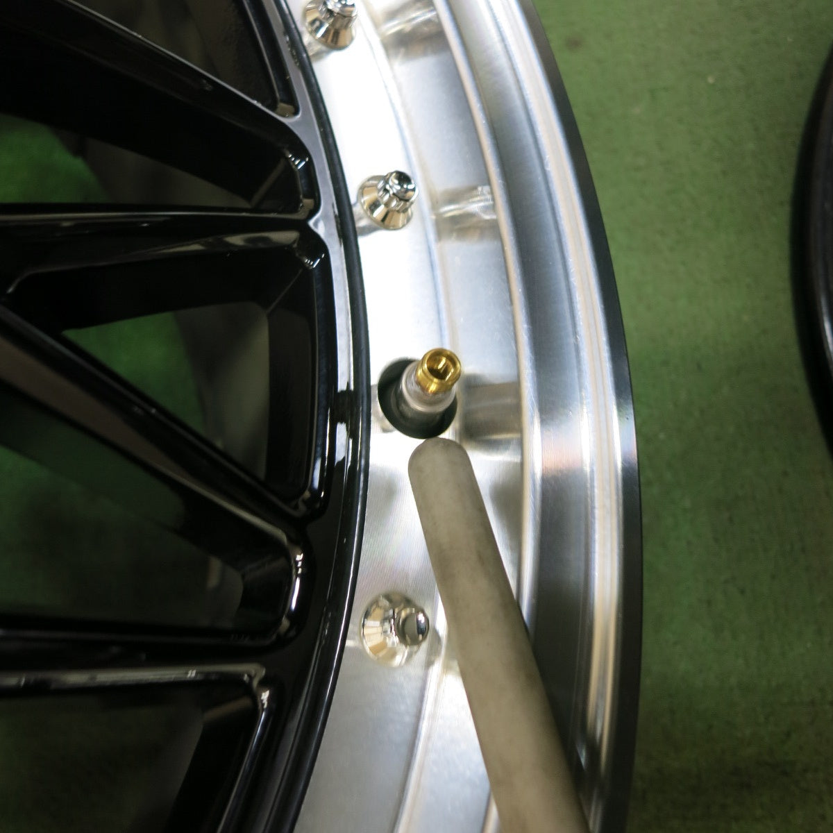 キレイ★STEINER AME 18インチ ホイール 18×7.5J シュタイナー PCD114.3/5H★5072307SYホ