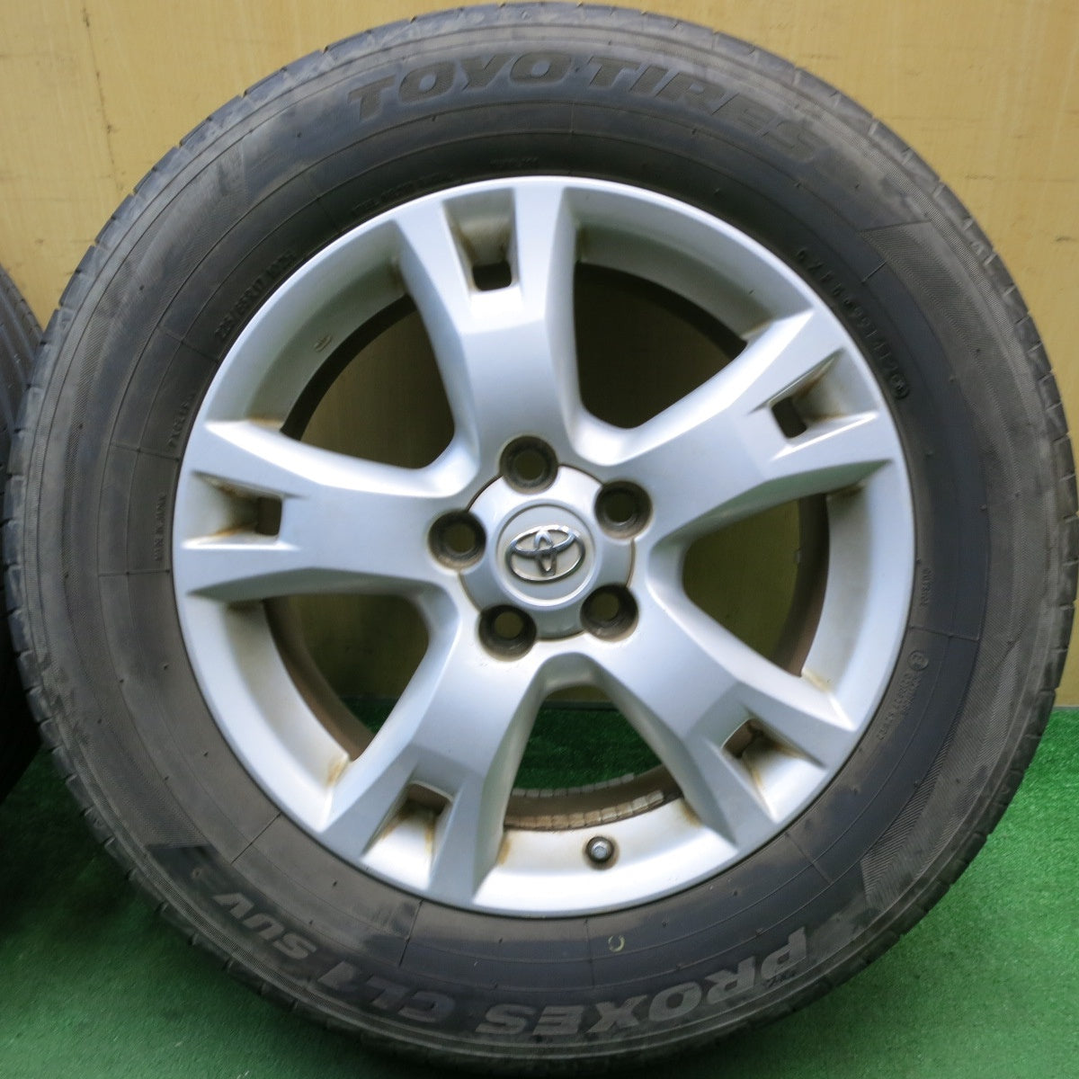 4本価格★トヨタ RAV4 純正 225/65R17 トーヨー プロクセス CL1 SUV 17インチ PCD114.3/5H★5062702AKノ