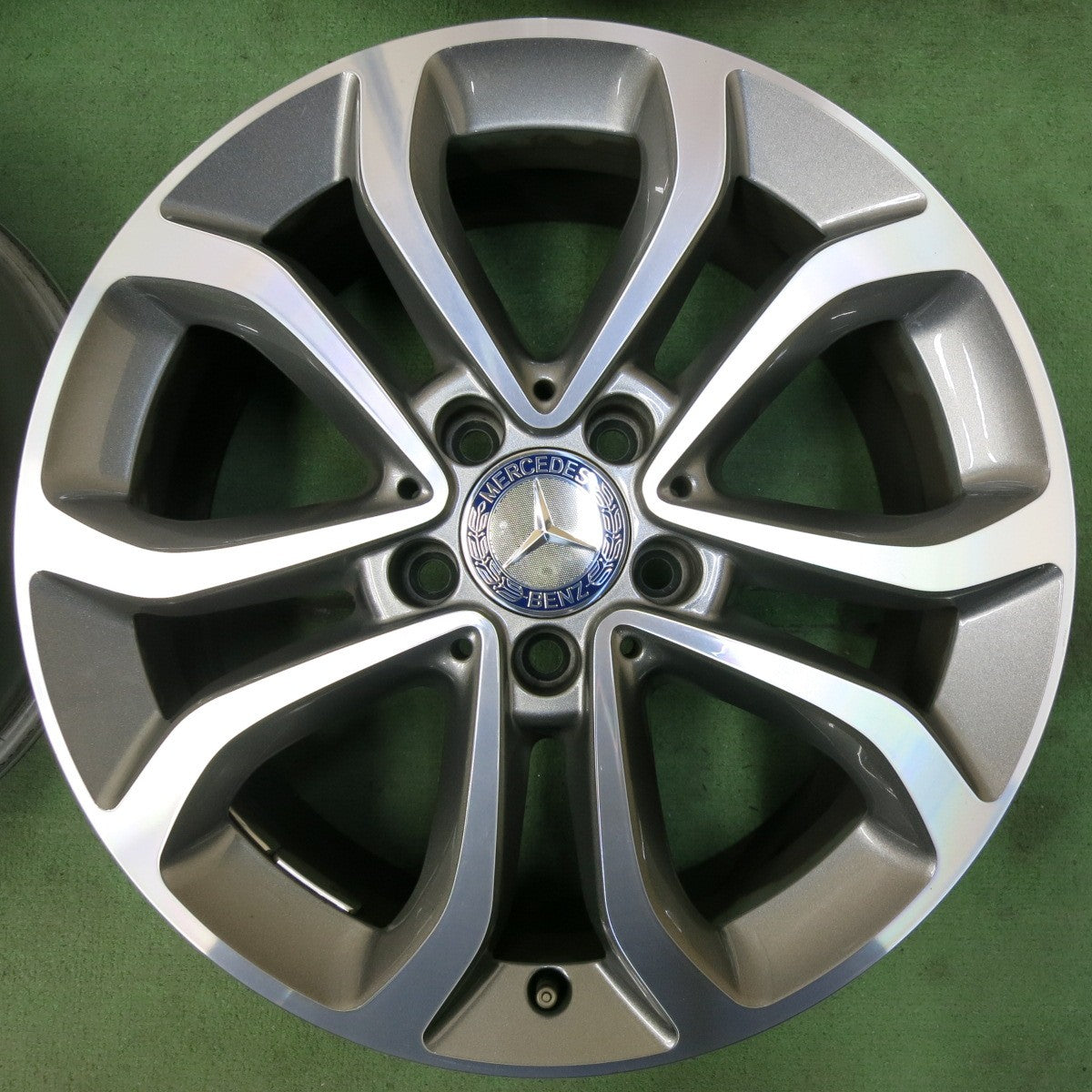 キレイ★ベンツ Cクラス W205 純正 ホイール 17インチ 17×7J PCD112/5H★5041808SYホ