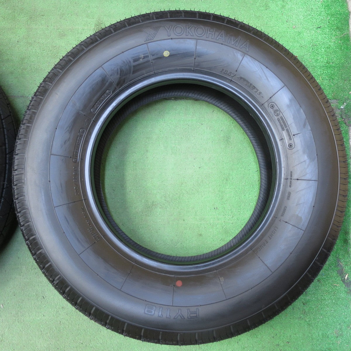 新車外し!25年!6本★トラック タイヤ 205/80R15 109/107N ヨコハマ RY118 15インチ★5090604イノタ
