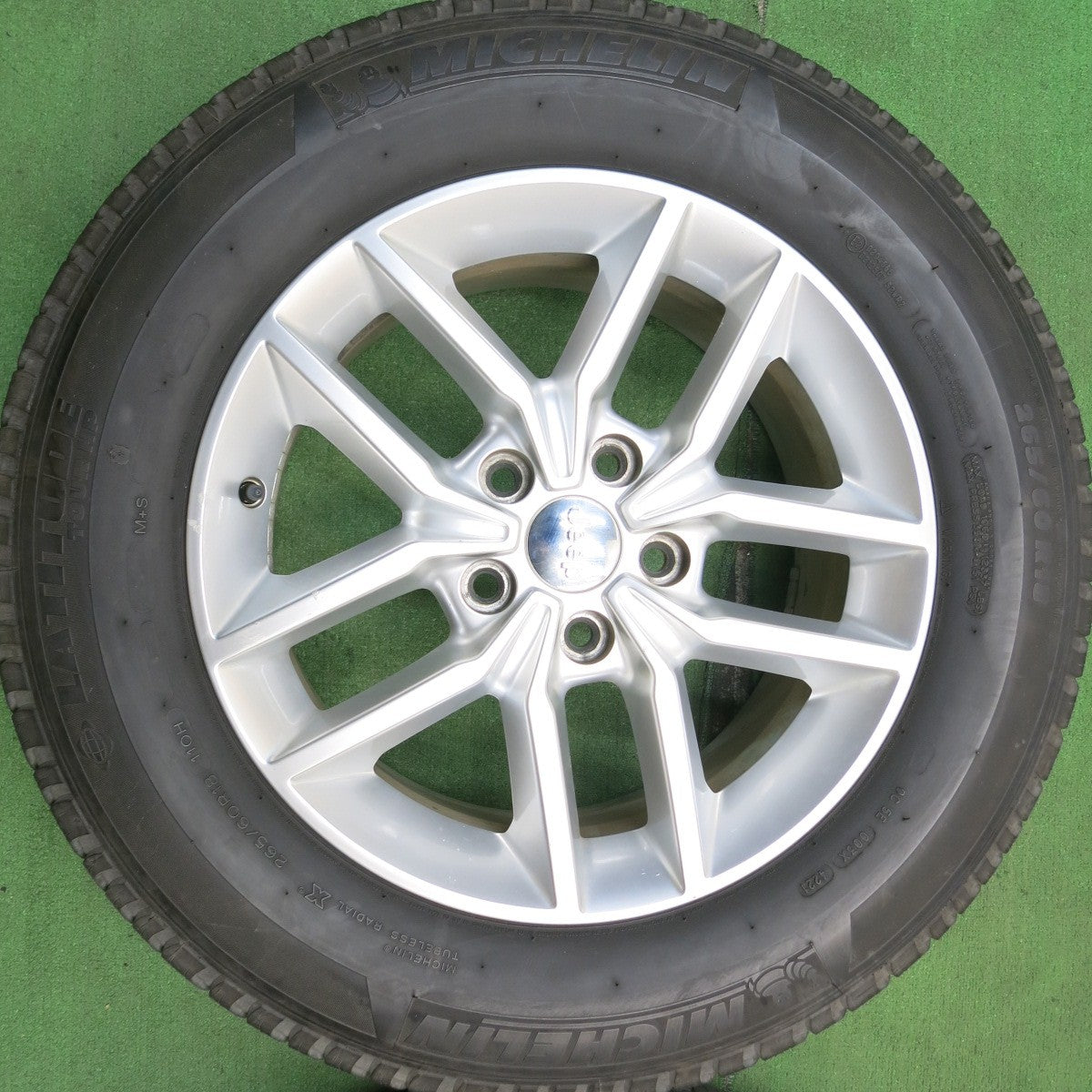 4本価格!21年★JEEP ジープ グランドチェロキー 純正 265/60R18 ミシュラン LATITUDE TOUR HP 18インチ PCD127/5H★5052409HAノ