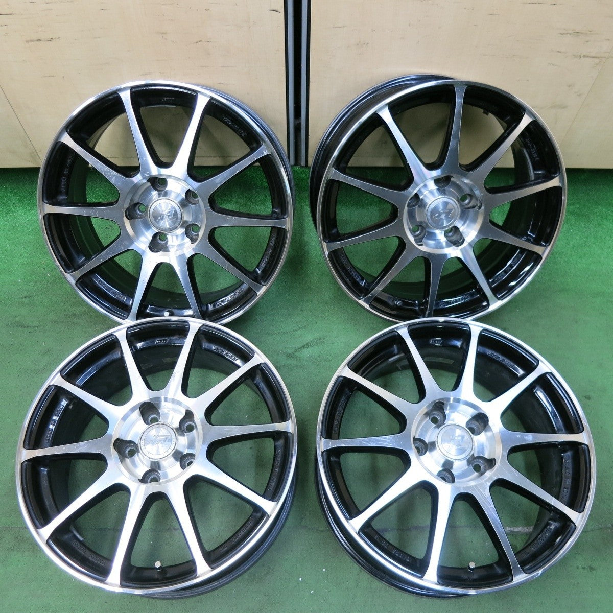 4本価格★ENKEI RIVAZZA PLATINUM ホイール 17インチ 17×7J エンケイ リヴァッツァ PCD114.3/5H★5021012SYホ