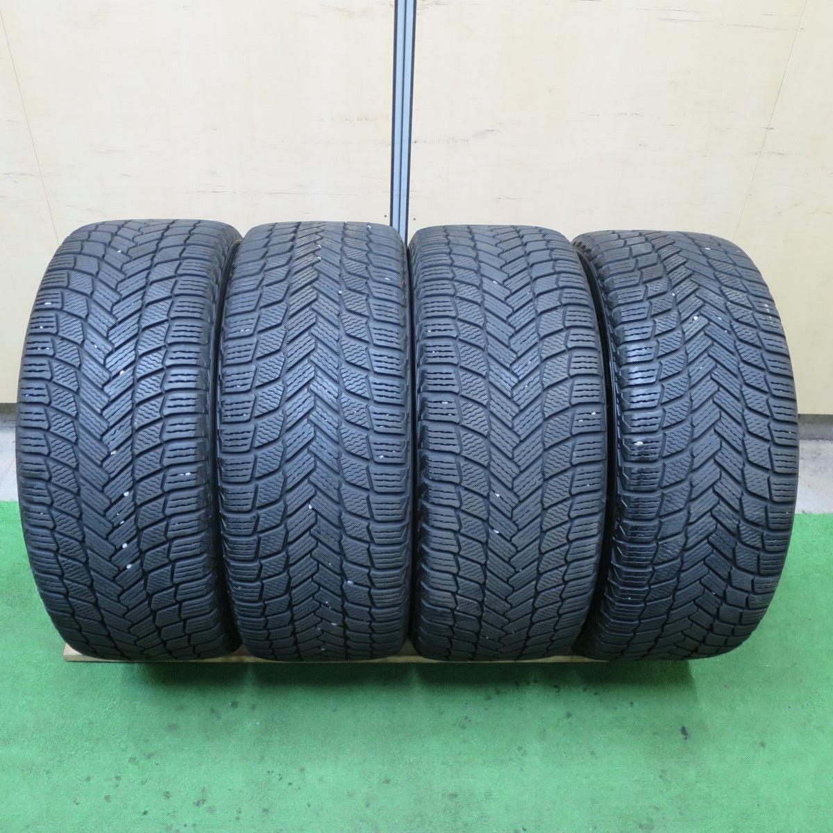 キレイ!21年★ベンツ Eクラス W213 純正 245/45R18 スタッドレス ミシュラン X-ICE SNOW 18インチ PCD112/5H★5062901TTス