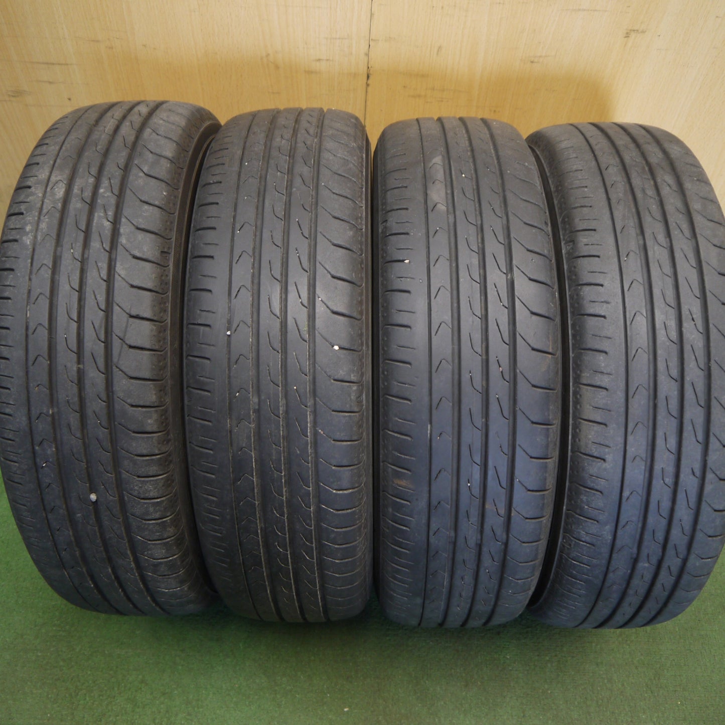 キレイ!23年★ダイハツ タント カスタム 純正 155/65R14 ヨコハマ BluEarth-RV RV03 CK ブルーアース 14インチ PCD100/4H★6052007Hノ