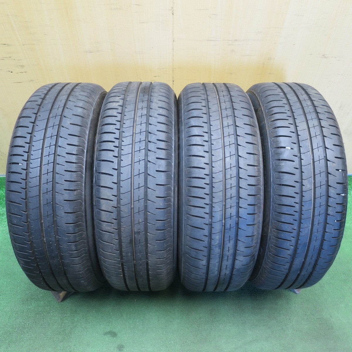 ほぼ未使用!25年◎ホンダ GK フィット 純正 スチール 185/60R15 ブリヂストン エコピア NH200C 15インチ PCD100/4H◎6072504NJノ