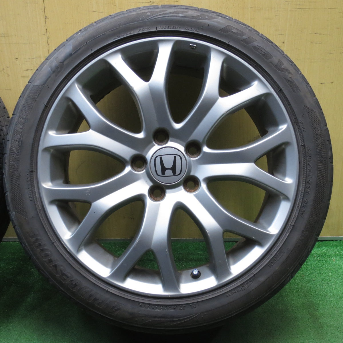 4本価格!22年★ホンダ RB3 オデッセイ アブソルート 純正 225/45R18 ブリヂストン プレイズ PX2 エコピア NH200 18インチ PCD114.3/5H★5062705NJノ