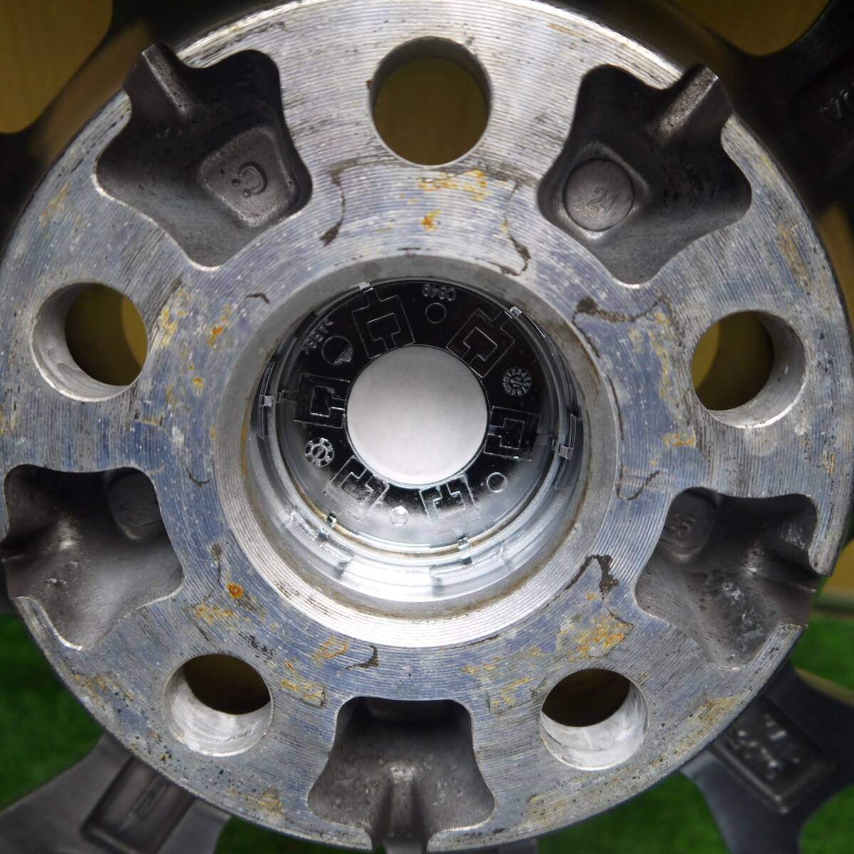 気圧センサー付 綺麗★レクサス 等 Delmore LC.S weds 18インチ デルモア ウェッズ ホイール 18×8J PCD114.3/5H★5040807Hホ